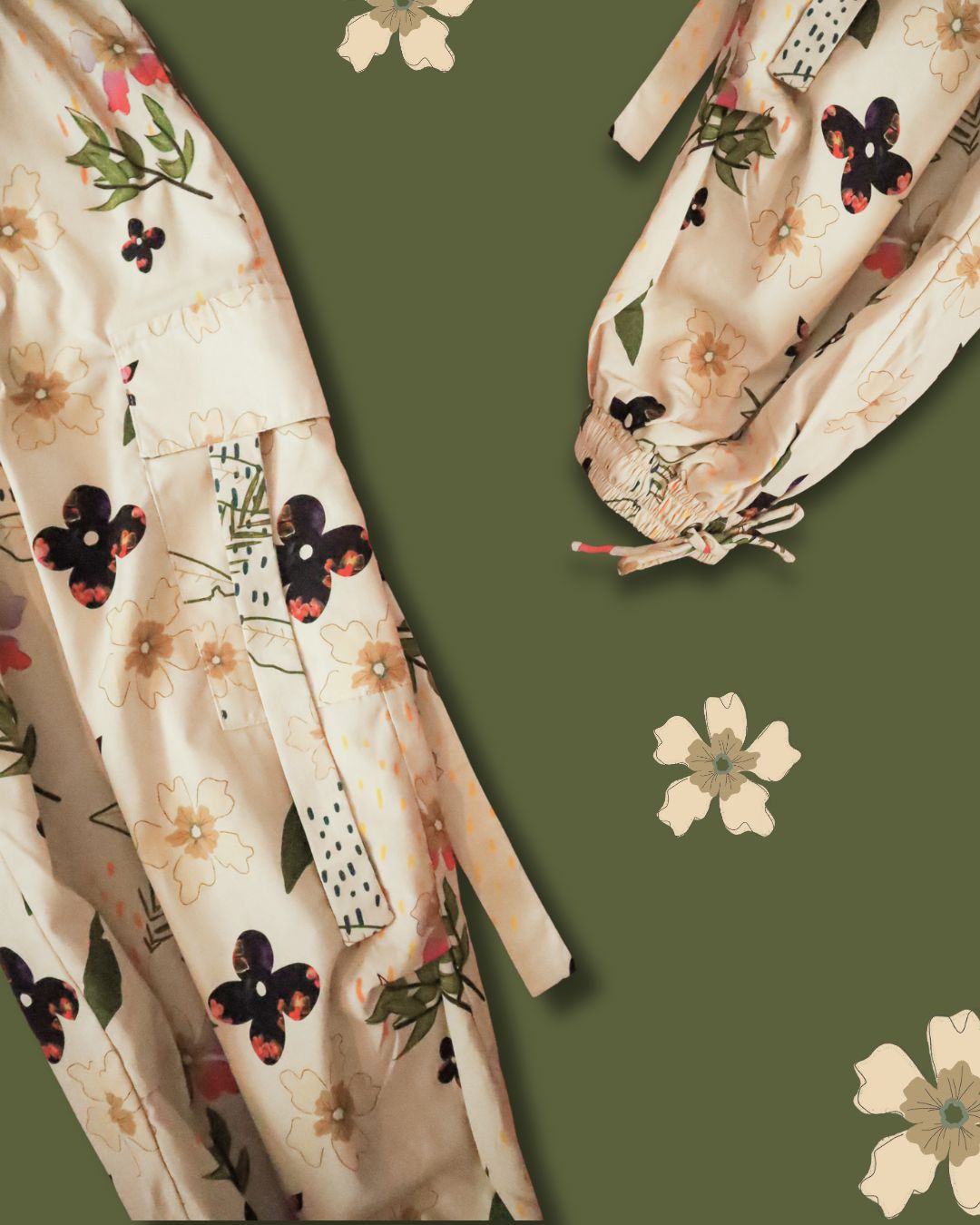 BW FLOWER CARGO PANTS