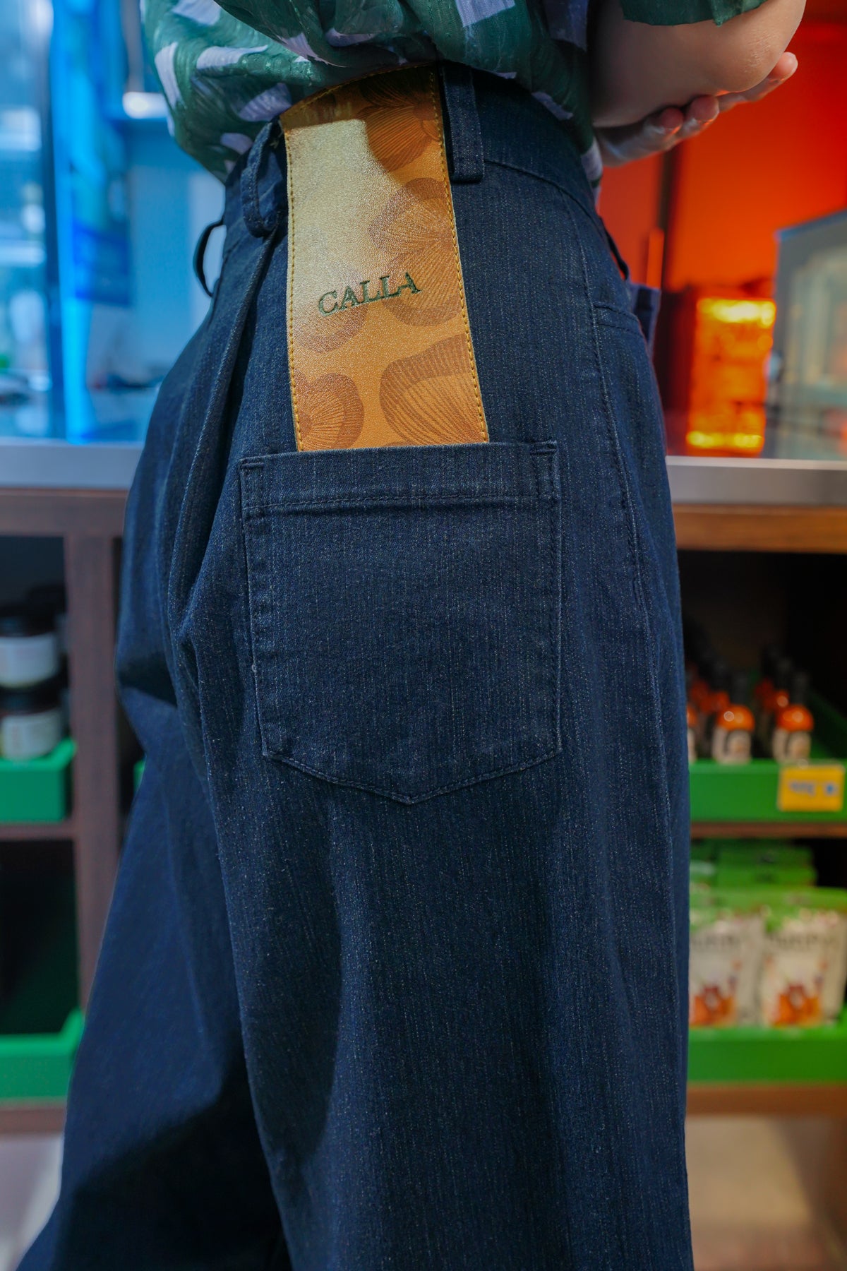 Adelyn Denim Pants - Oxford Blue