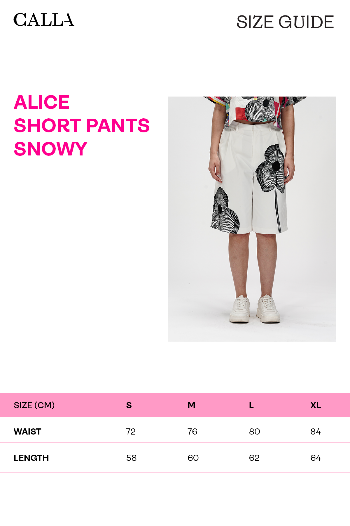 Alice Short Pants - Snowy