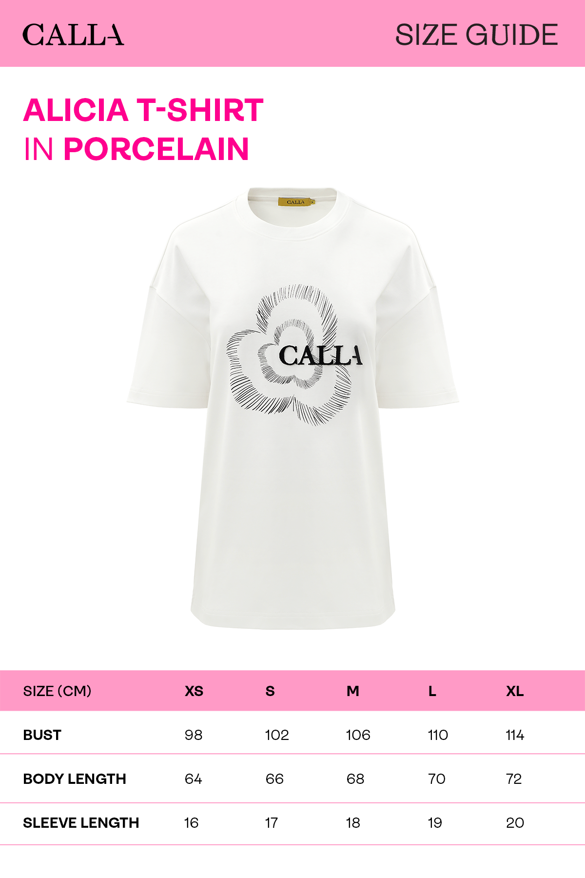 Alicia T-Shirt - Porcelain