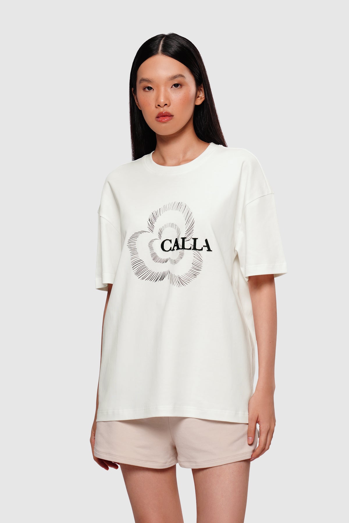 Alicia T-Shirt - Porcelain