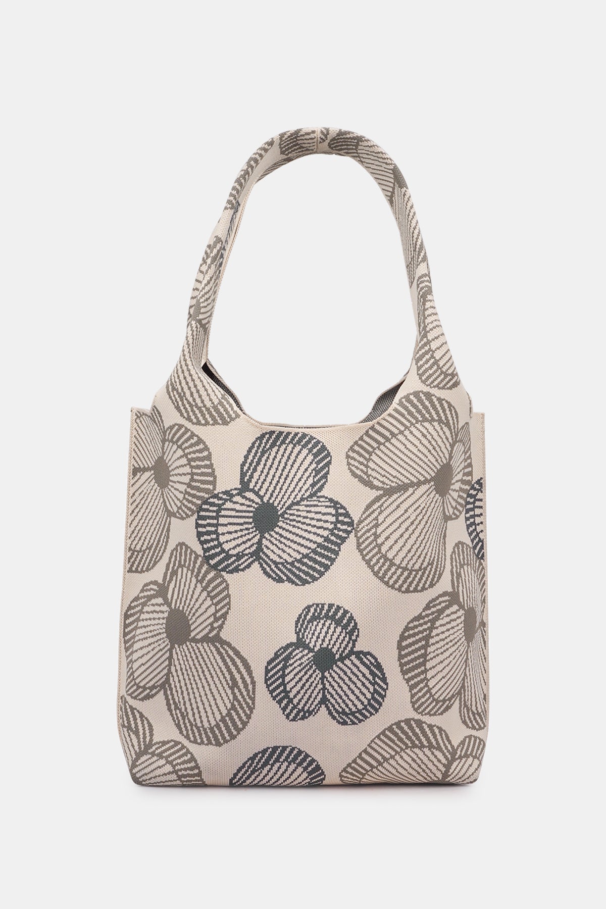 Alura Knit Tote Bag - Marble Gray