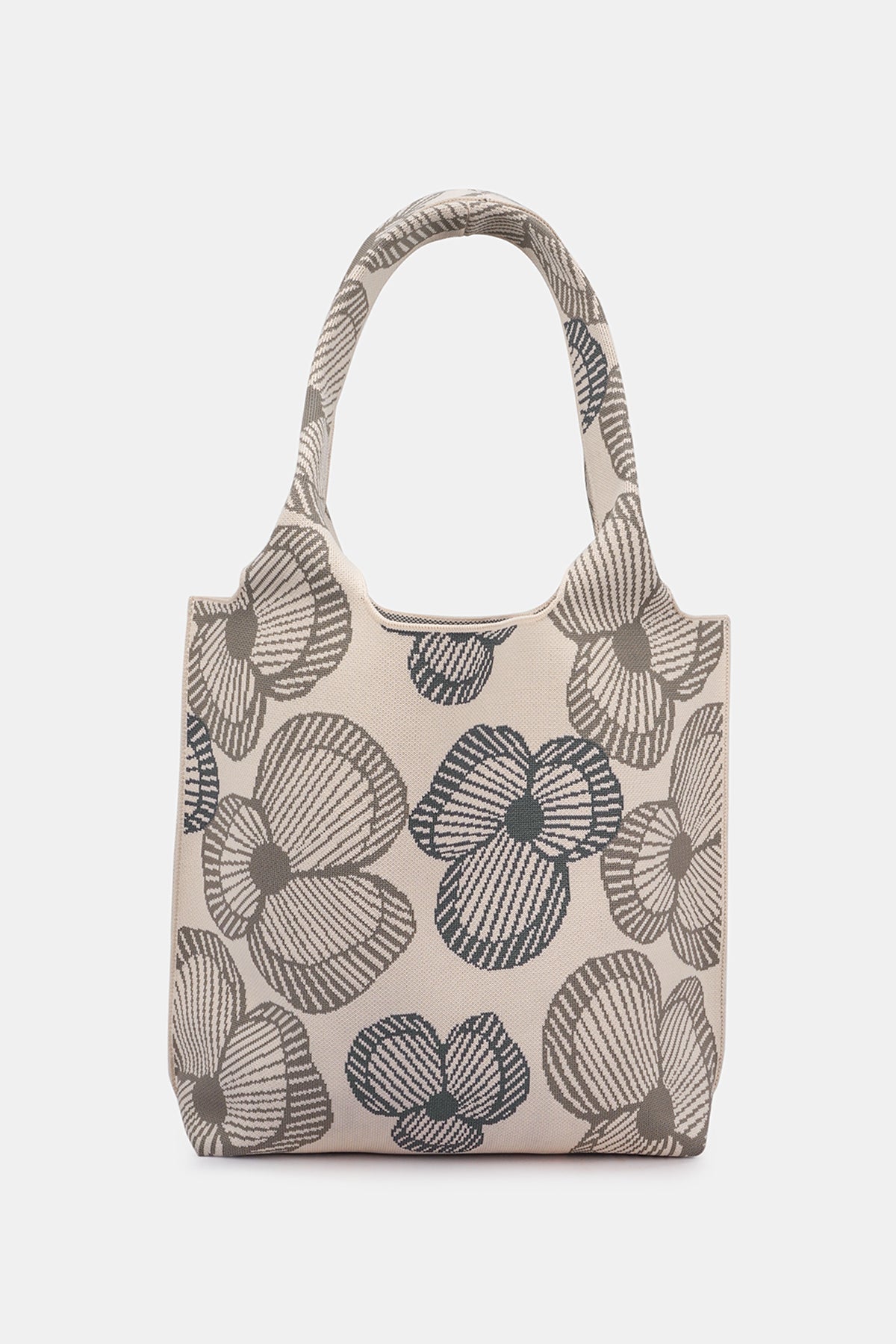 Alura Knit Tote Bag - Marble Gray