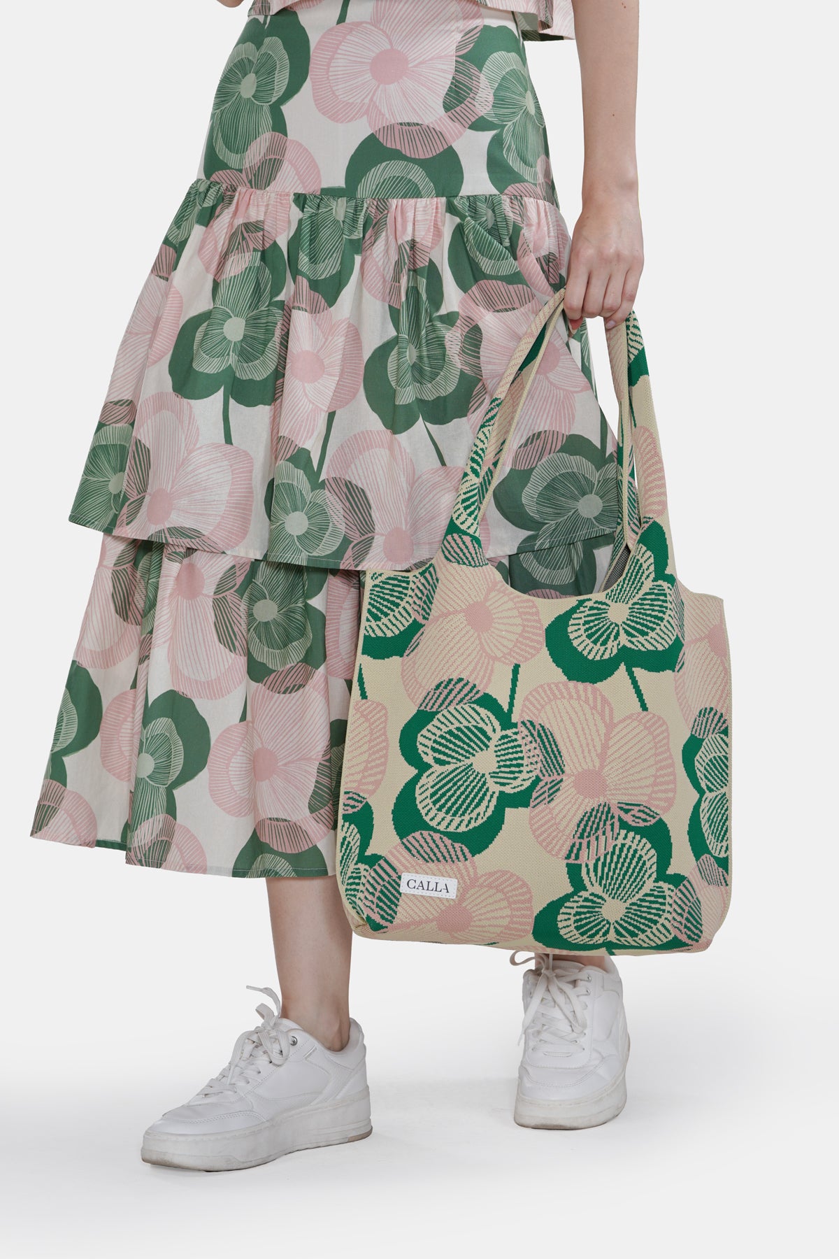 Alura Knit Tote Bag - Tropical