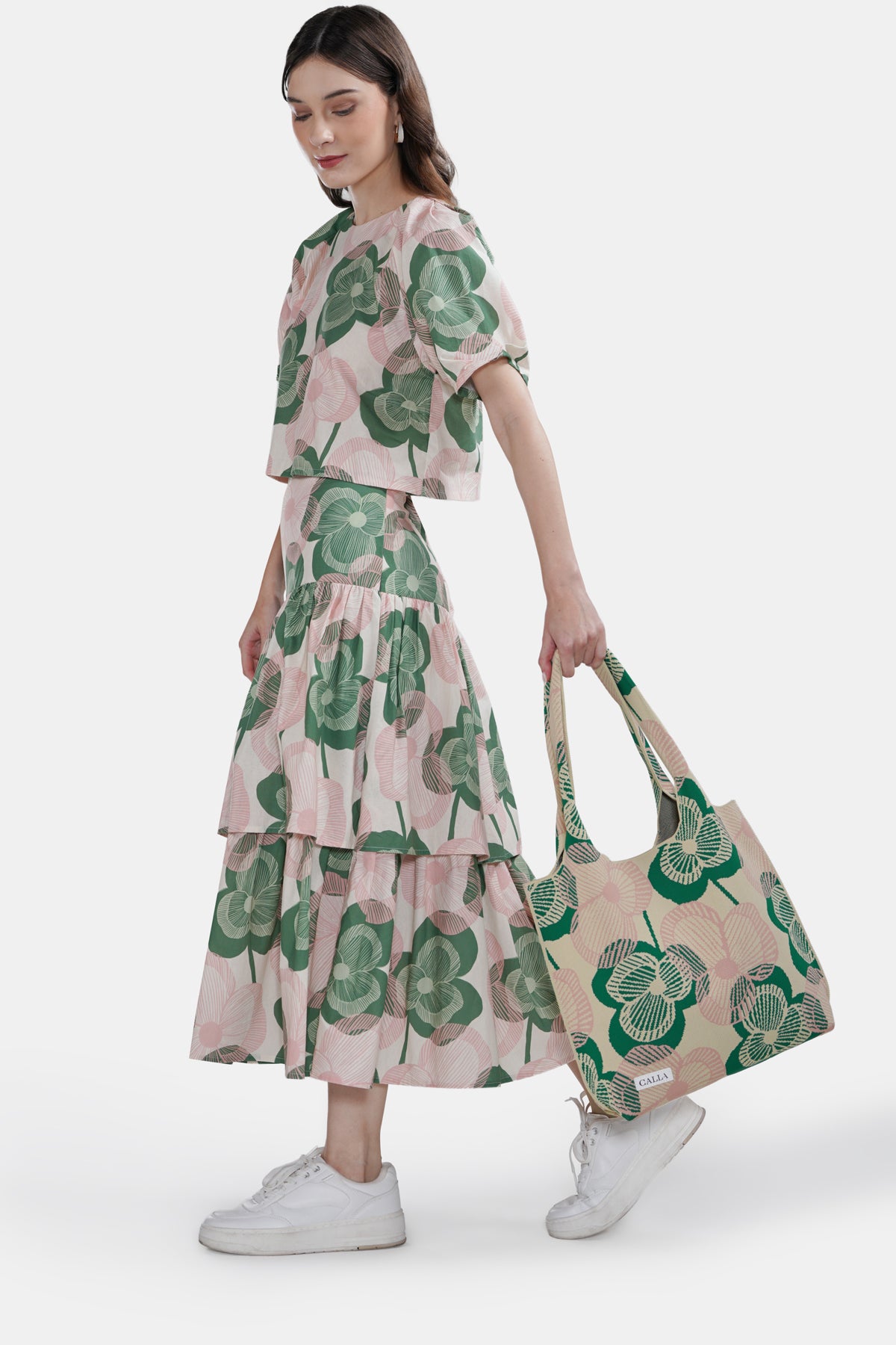 Alura Knit Tote Bag - Tropical