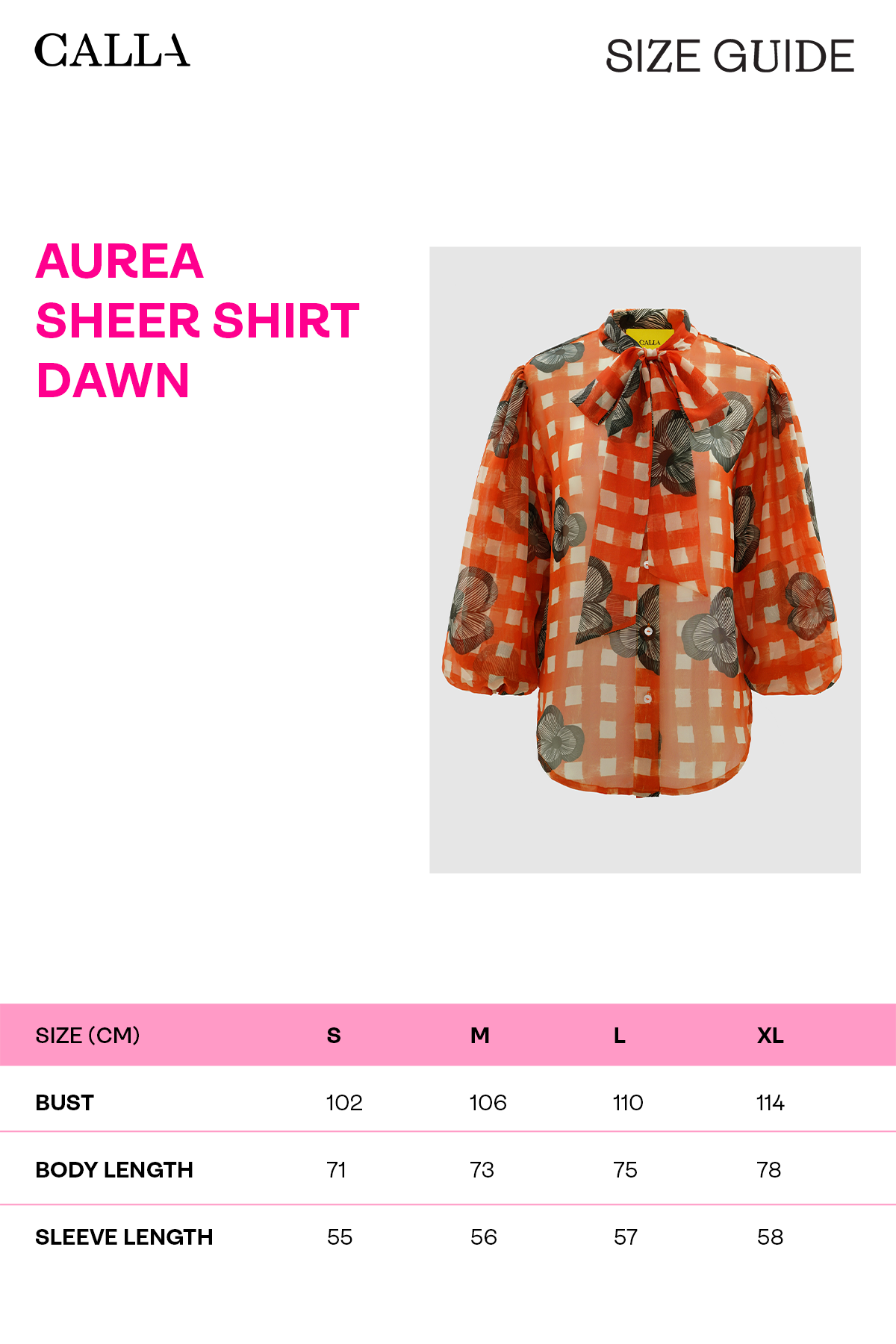 Aurea Sheer Shirt - Dawn