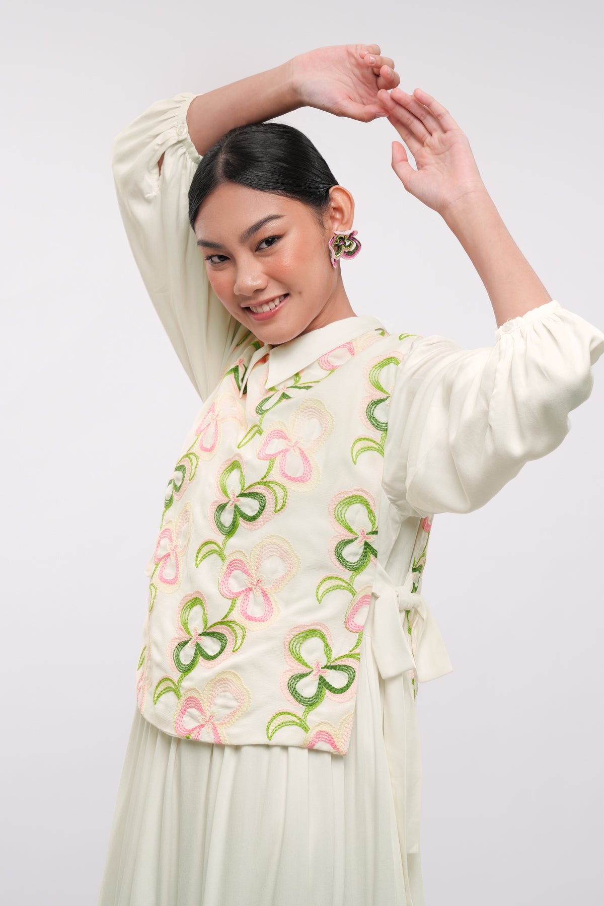 Averin Long Dress - Milk