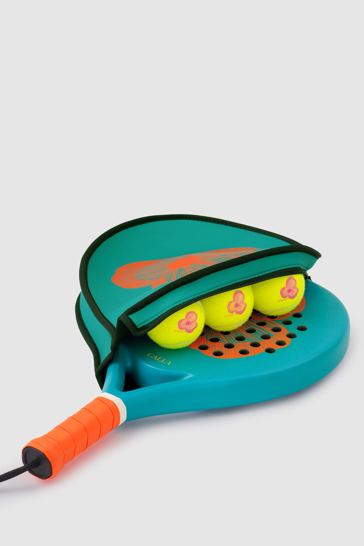 Blooming Pansy Padel Racket Cover