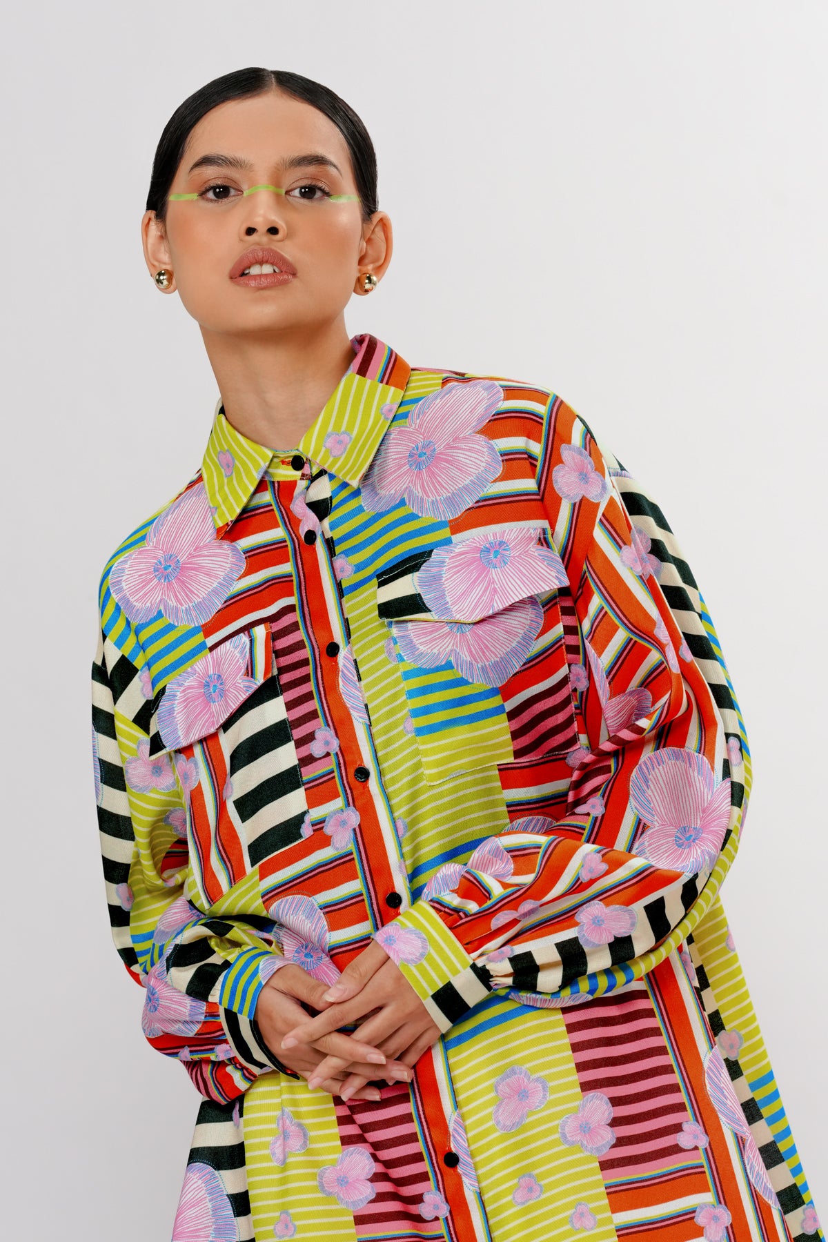 Bloomscape Long Shirt - Vibrant
