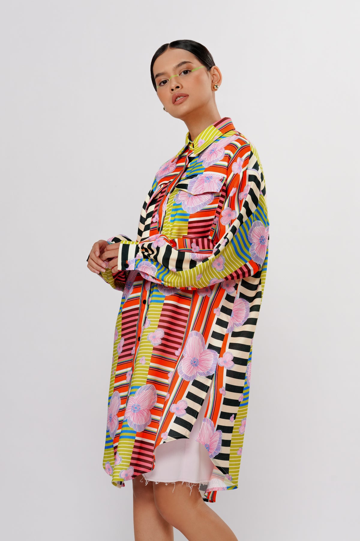 Bloomscape Long Shirt - Vibrant