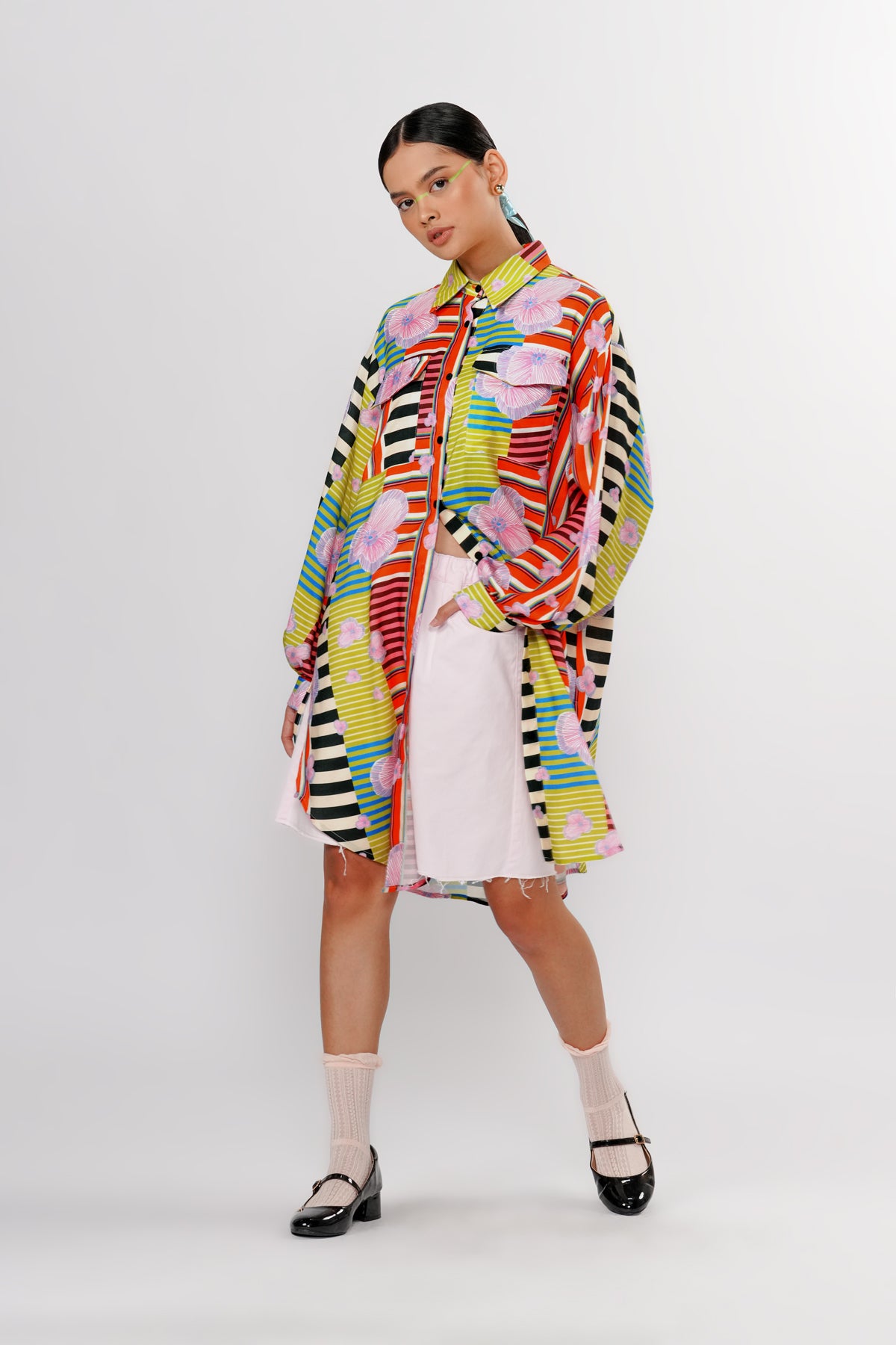 Bloomscape Long Shirt - Vibrant