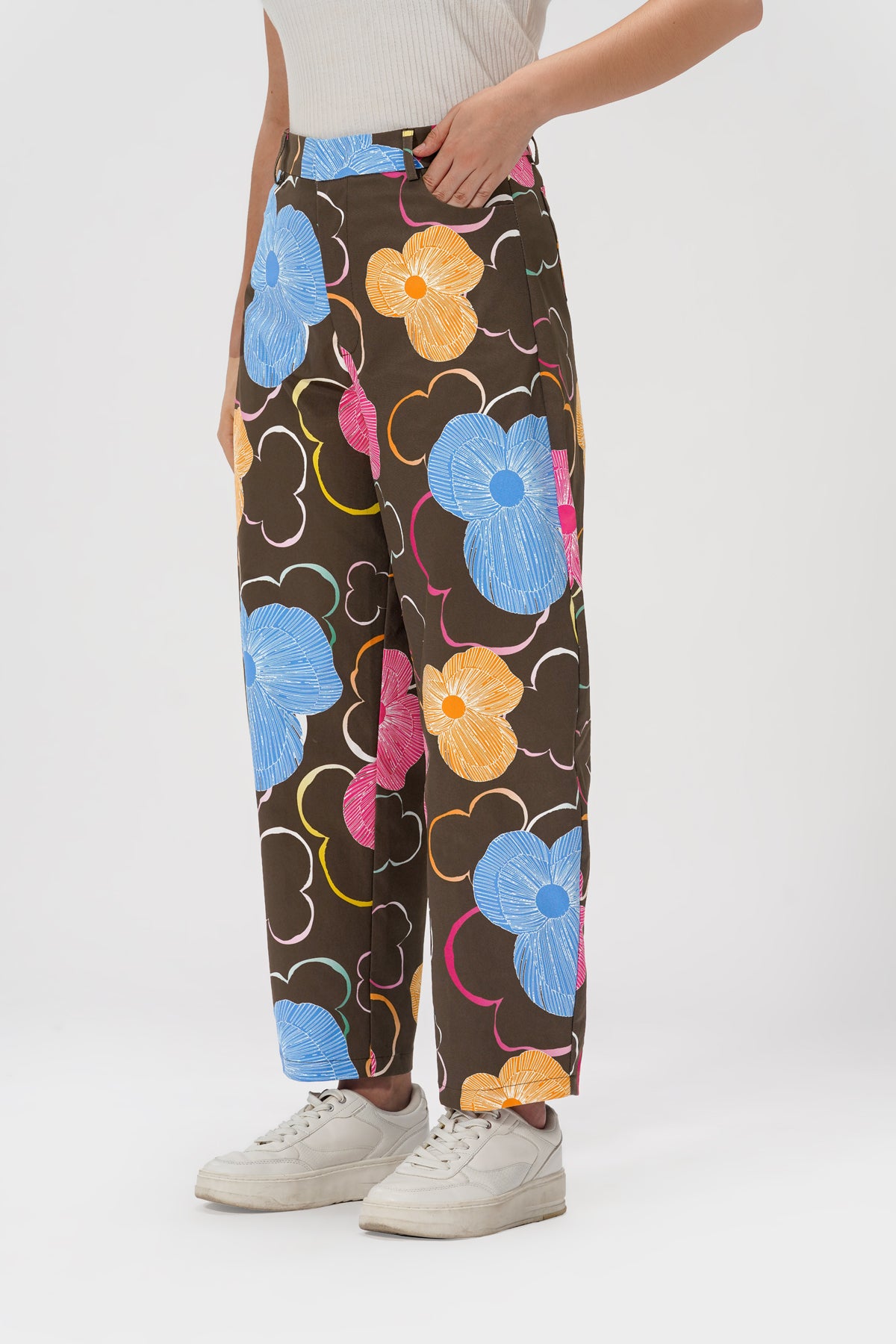 Bowie Barrel Pants - Toffee