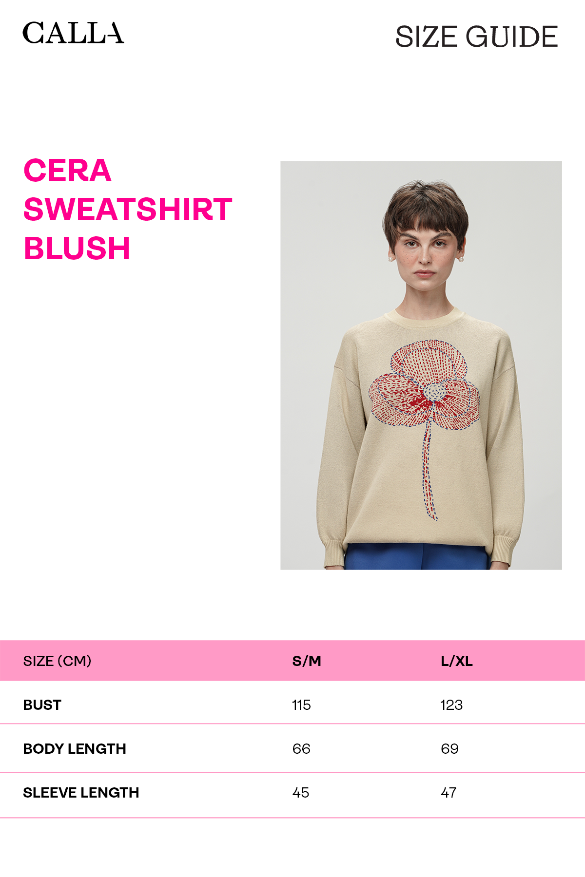 Cera Sweatshirt - Blush