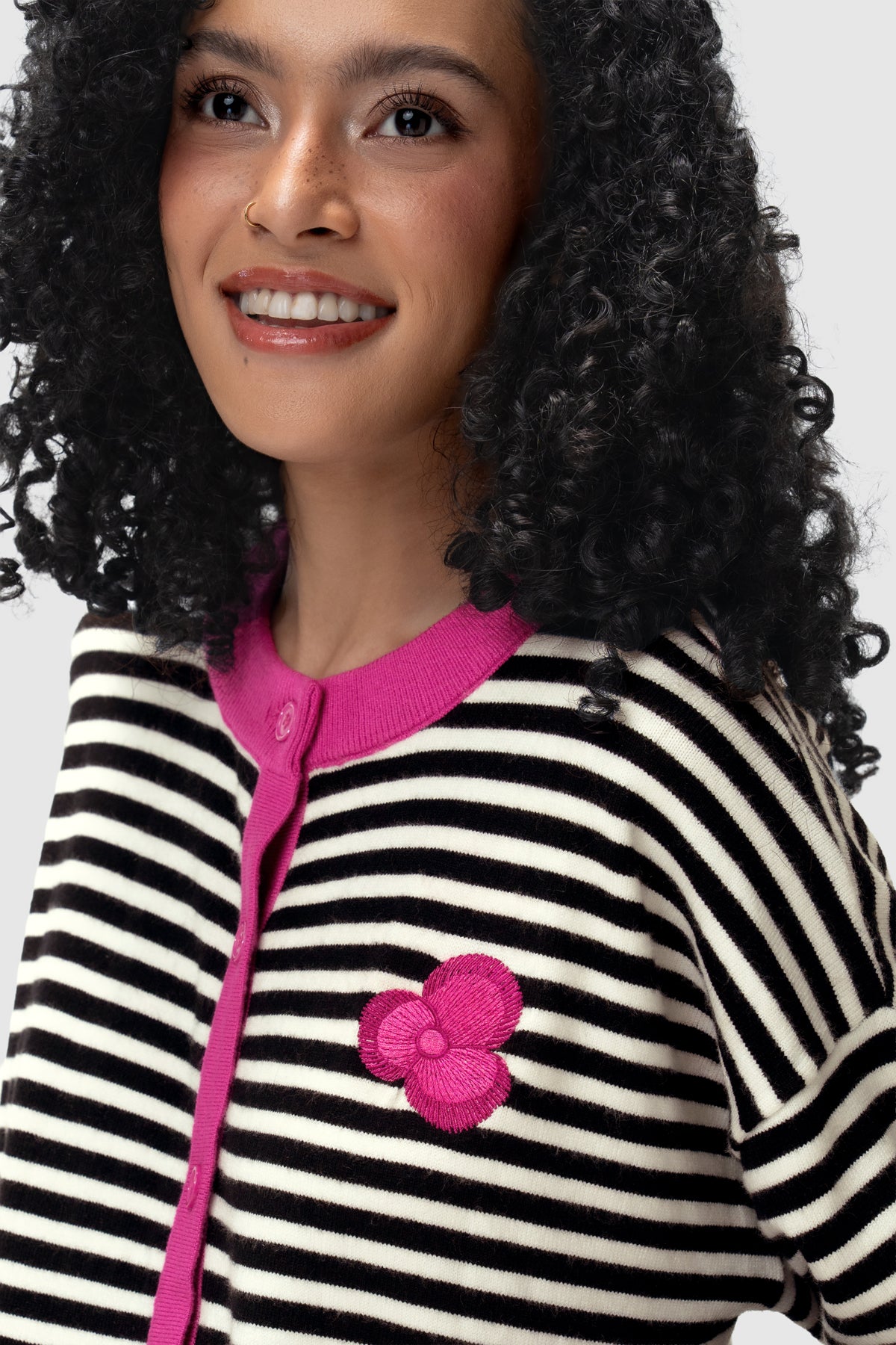 Chloe Cardigan - Stripe