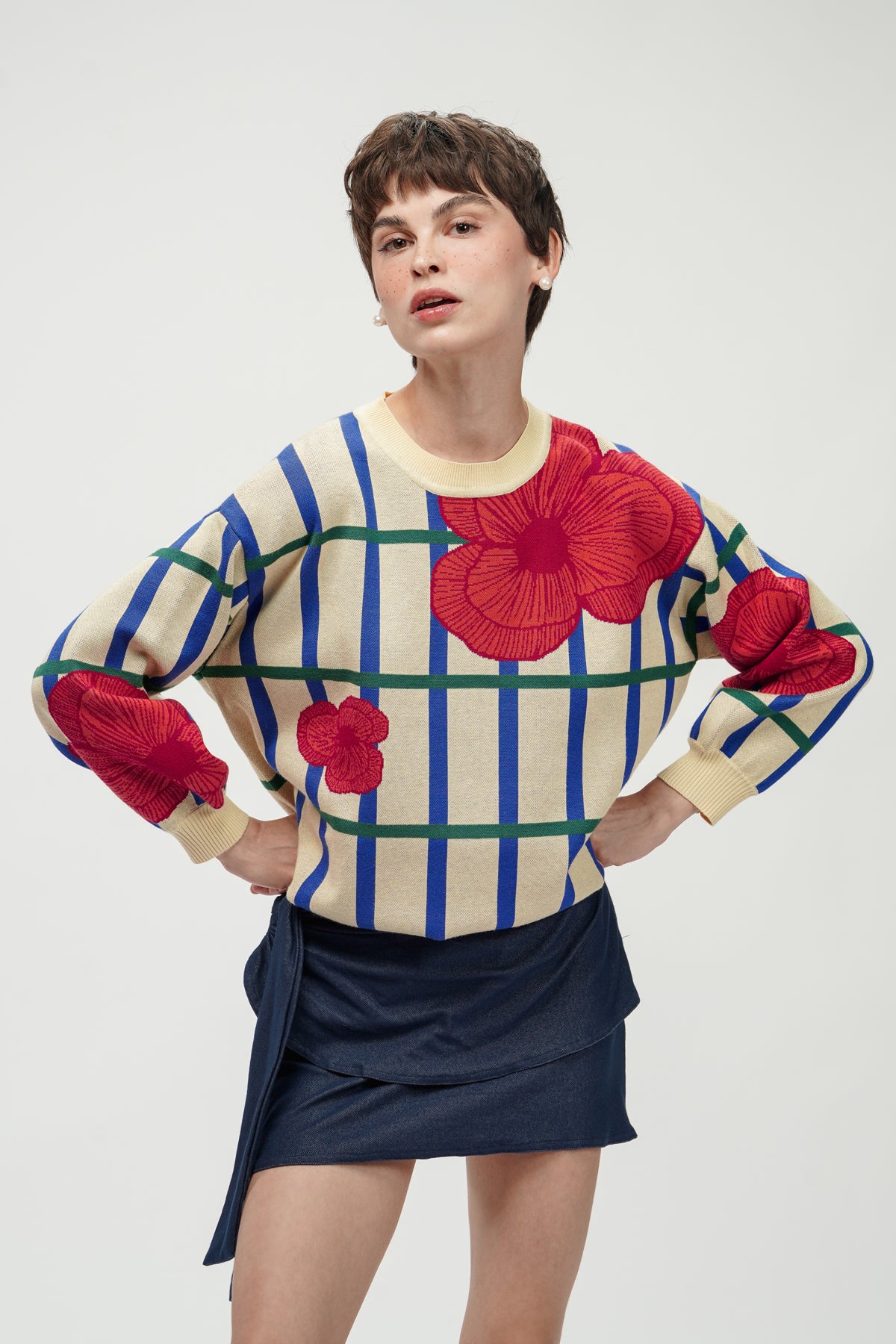 Cera Sweatshirt - Cobalt