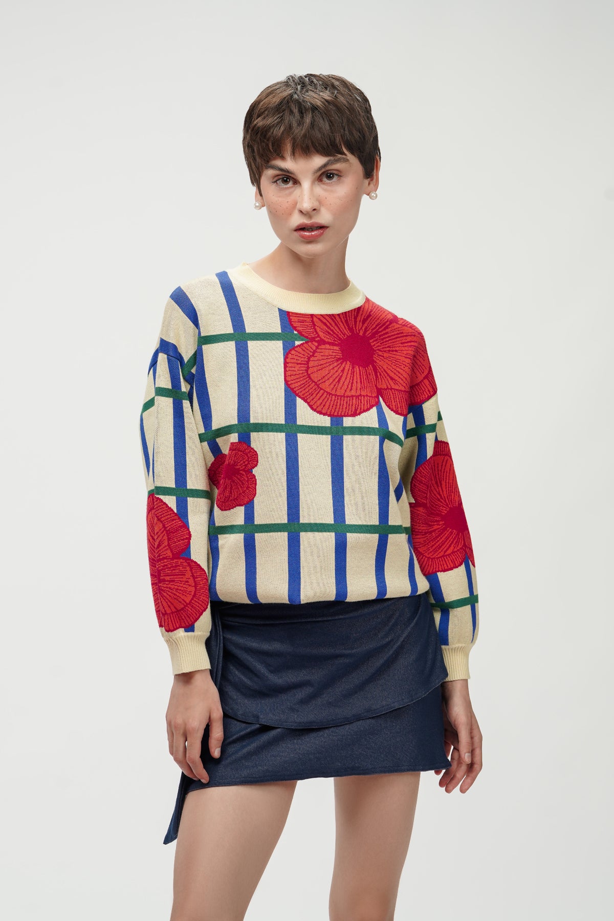 Cera Sweatshirt - Cobalt