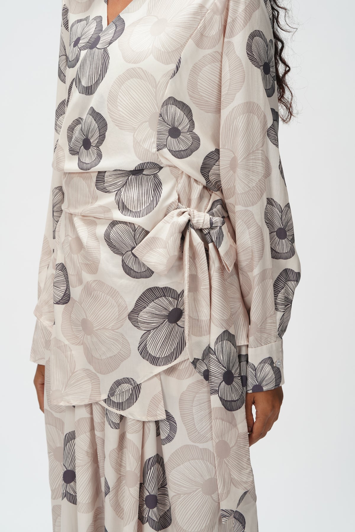 Chloe Wrap Outer - Ash