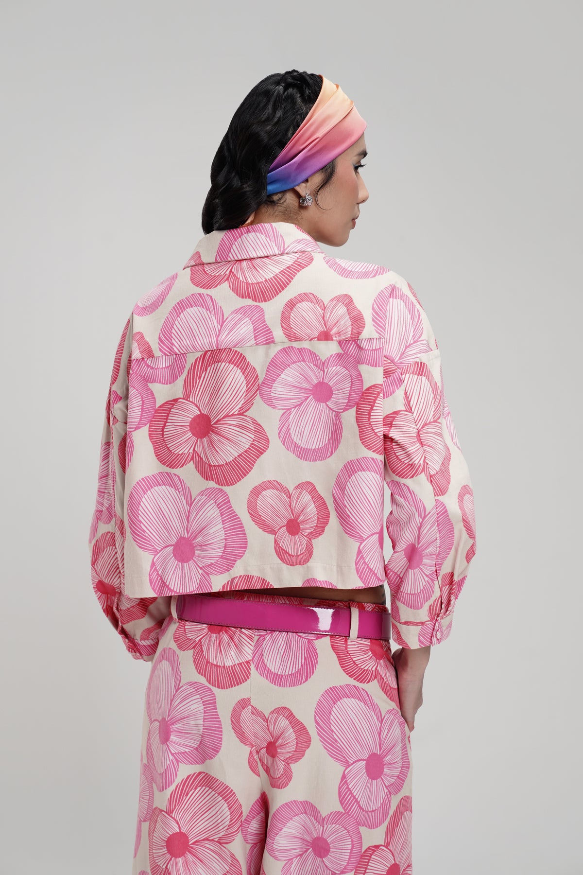 Cinta Corduroy Oversize Shirt - Pink