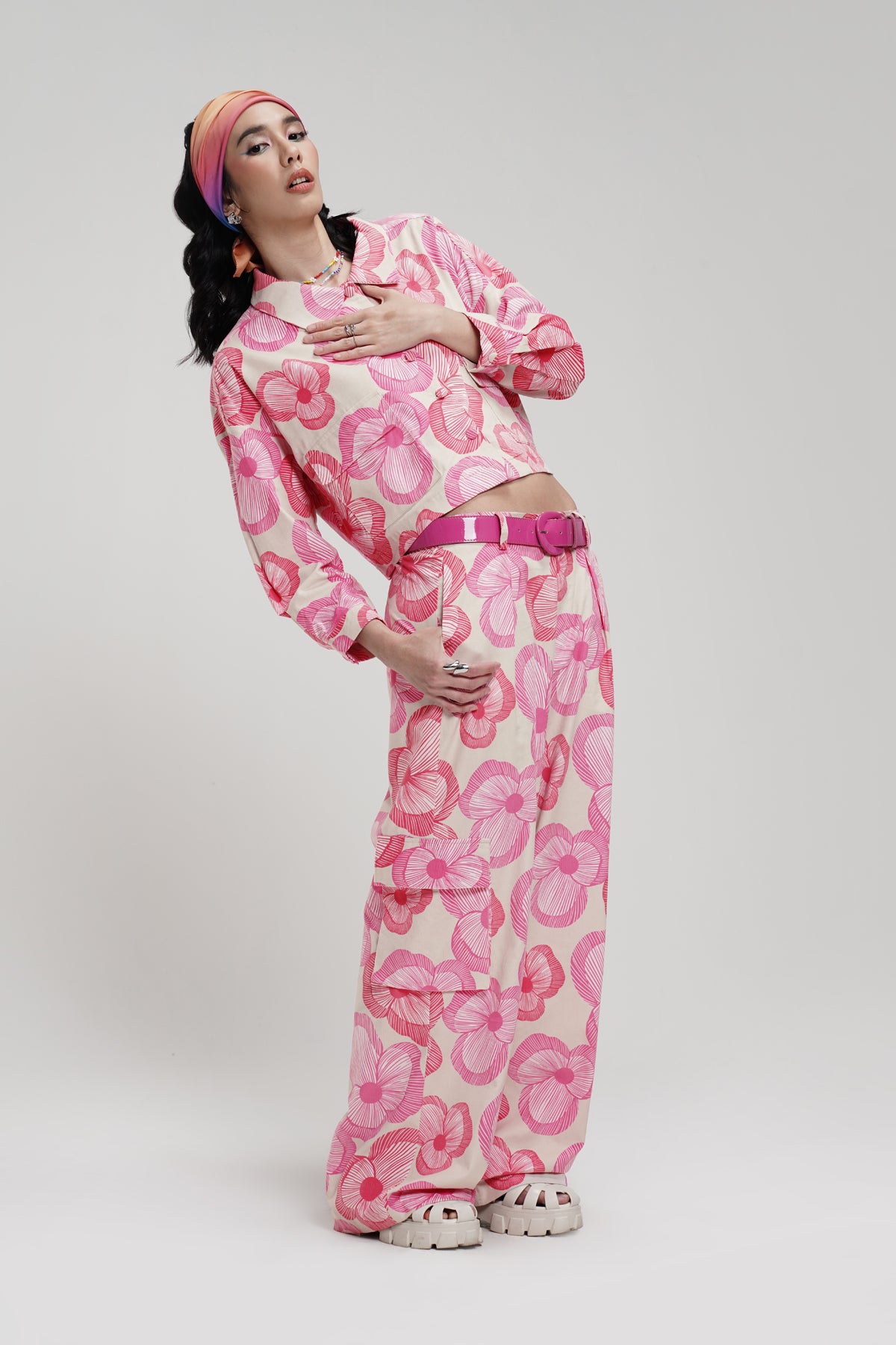 Cinta Corduroy Pants - Pink