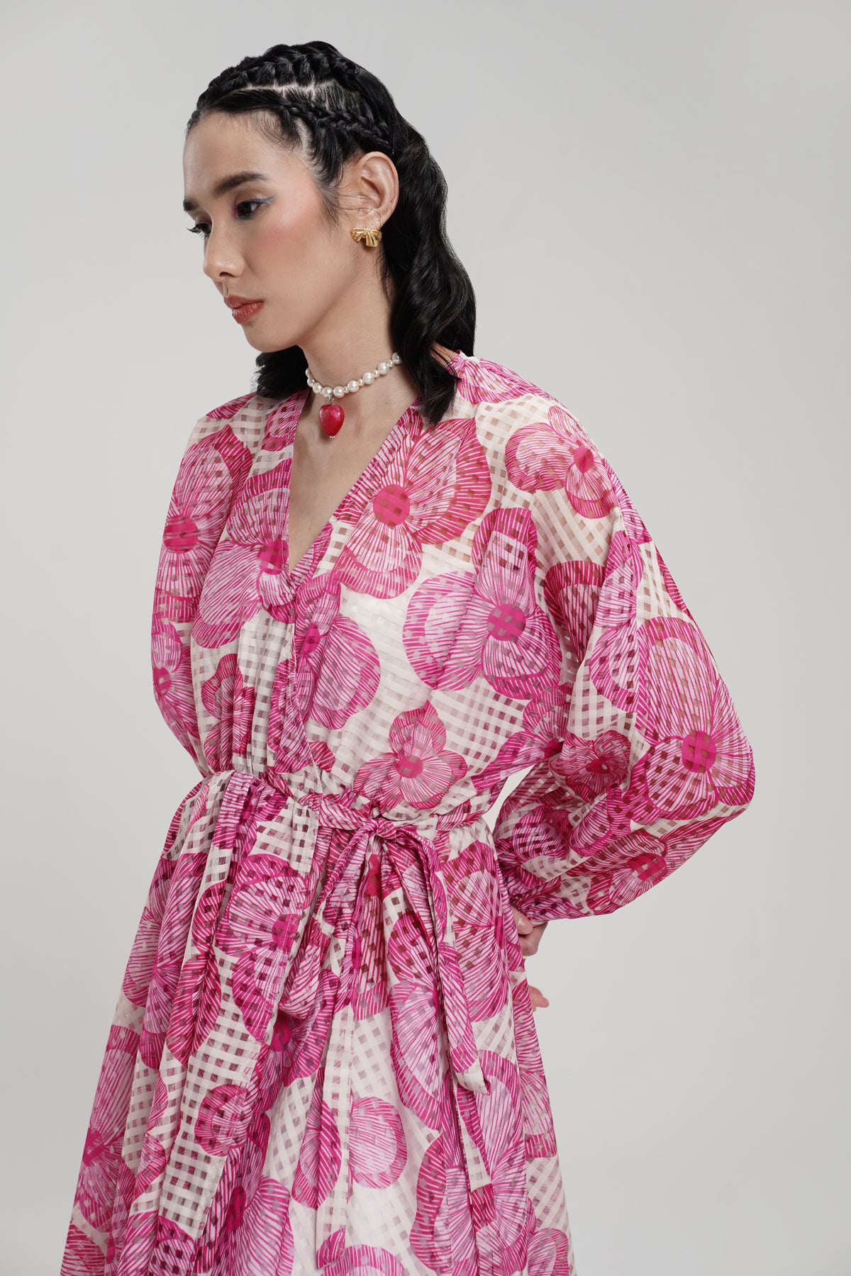 Cinta Long Outer - Pink