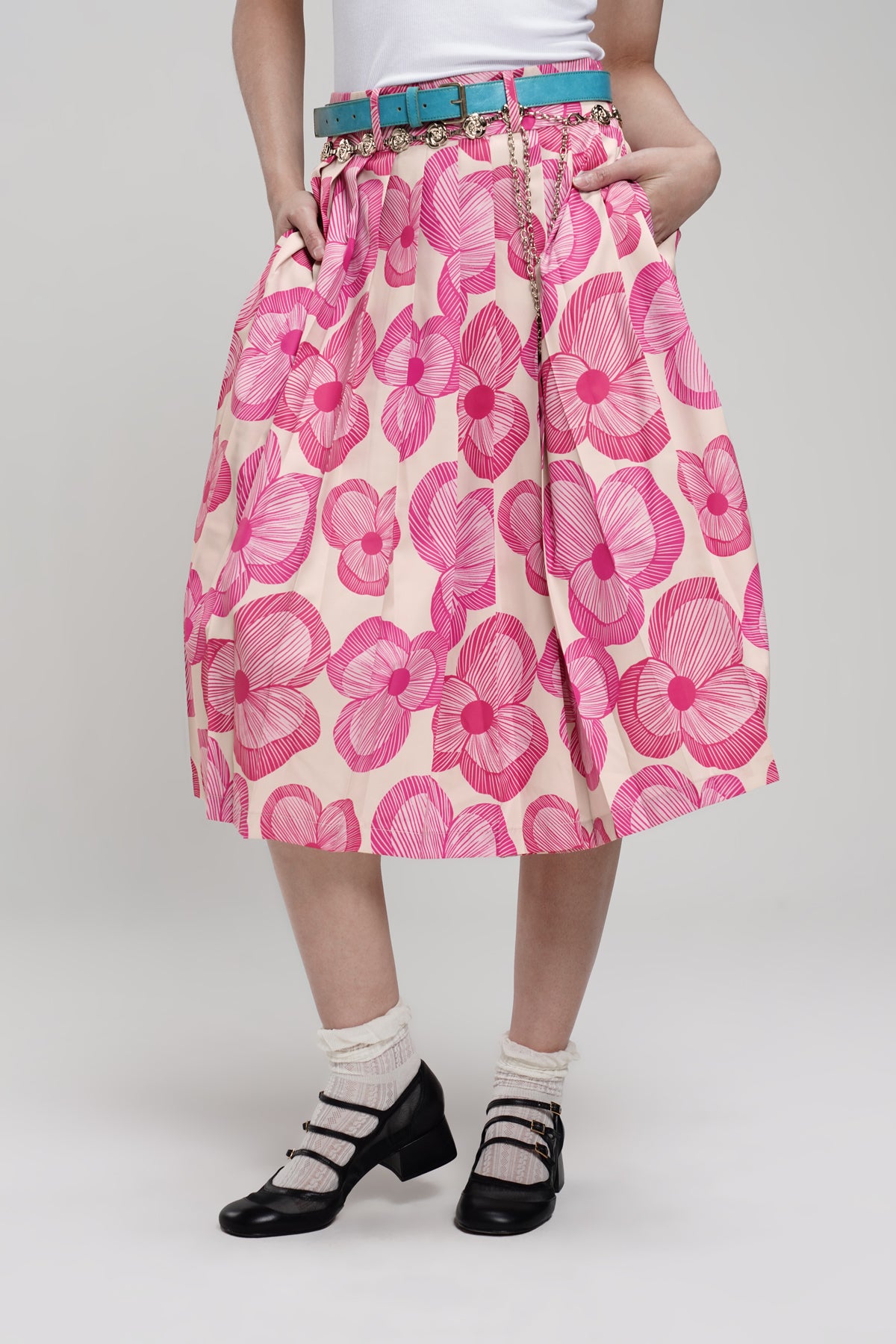 Cinta Pleated Skirt - Pink