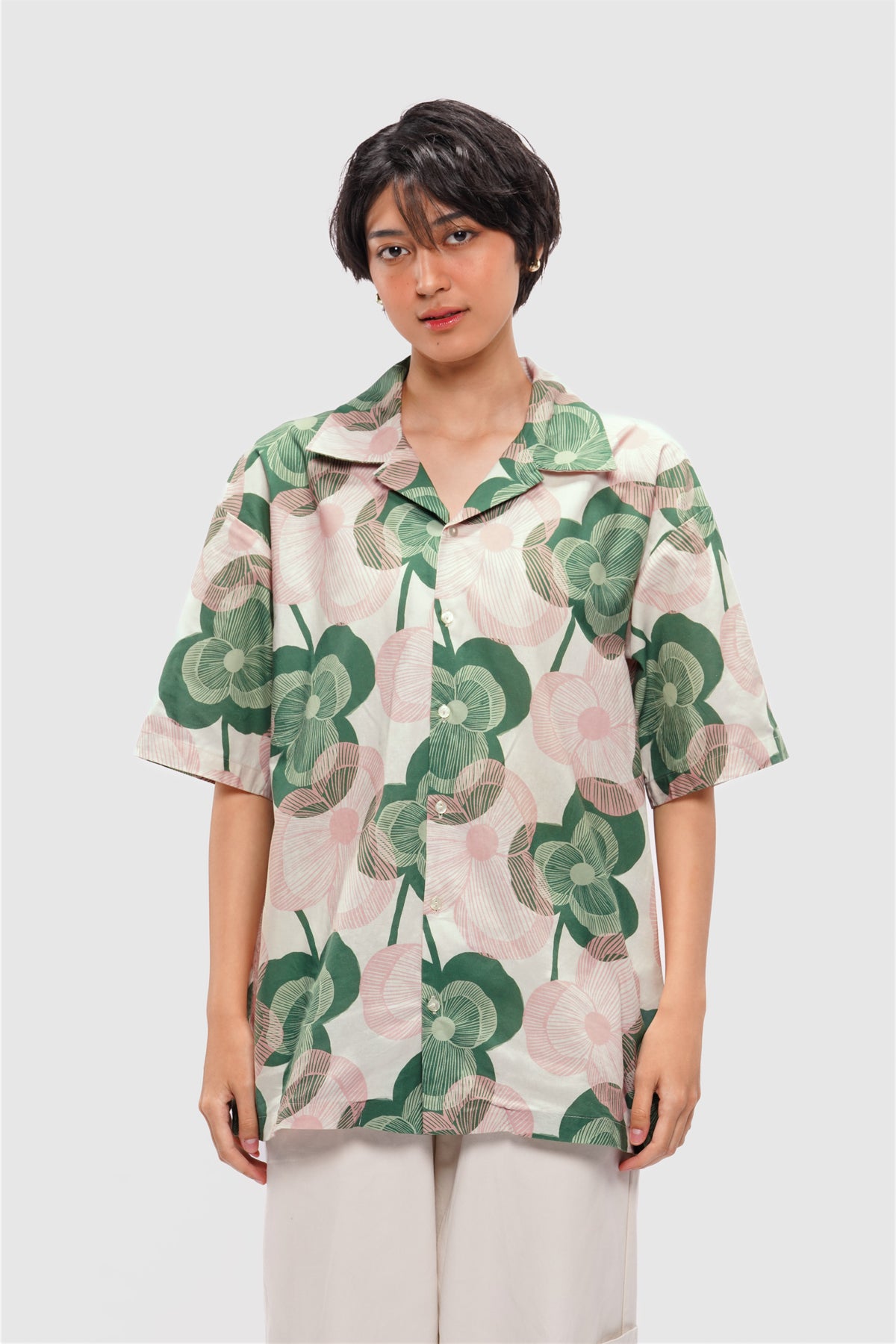 Clarisse Cotton Shirt - Blossom