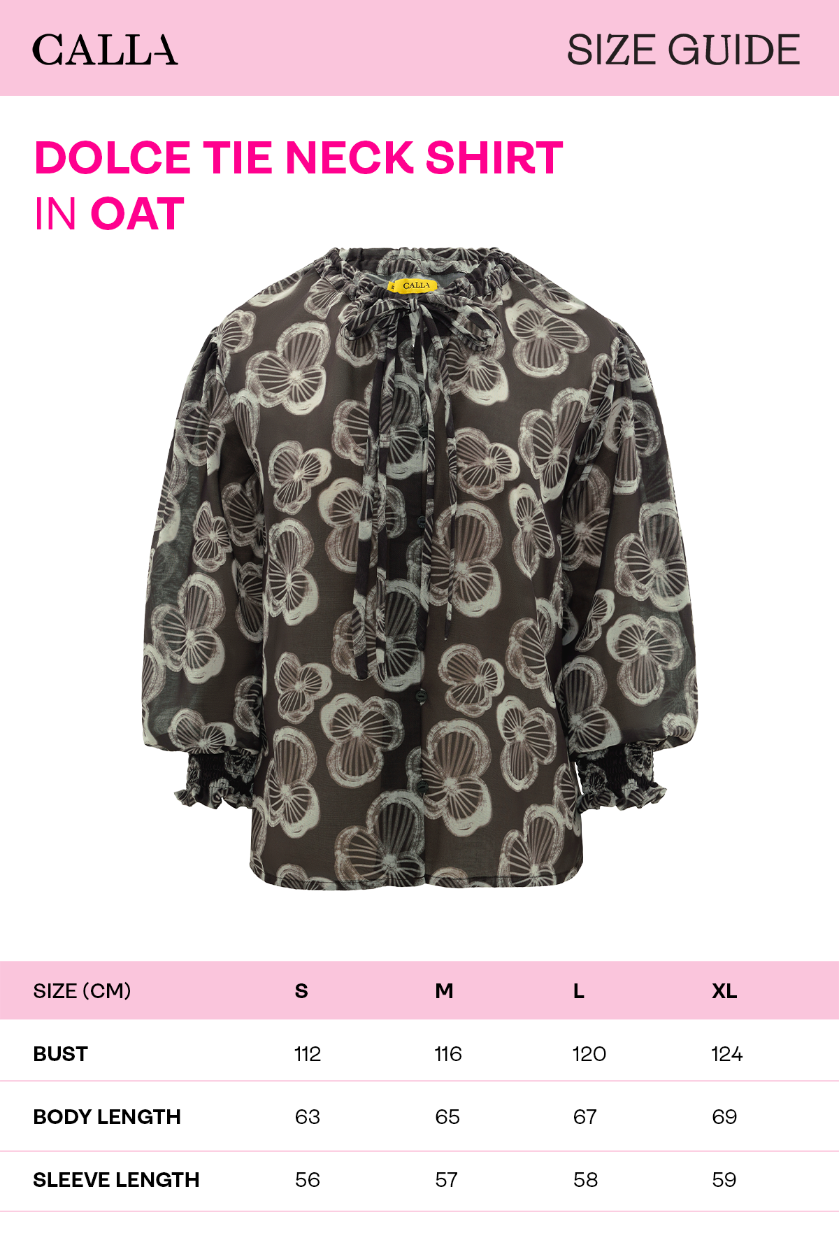 Dolce Tie Neck Shirt - Oat