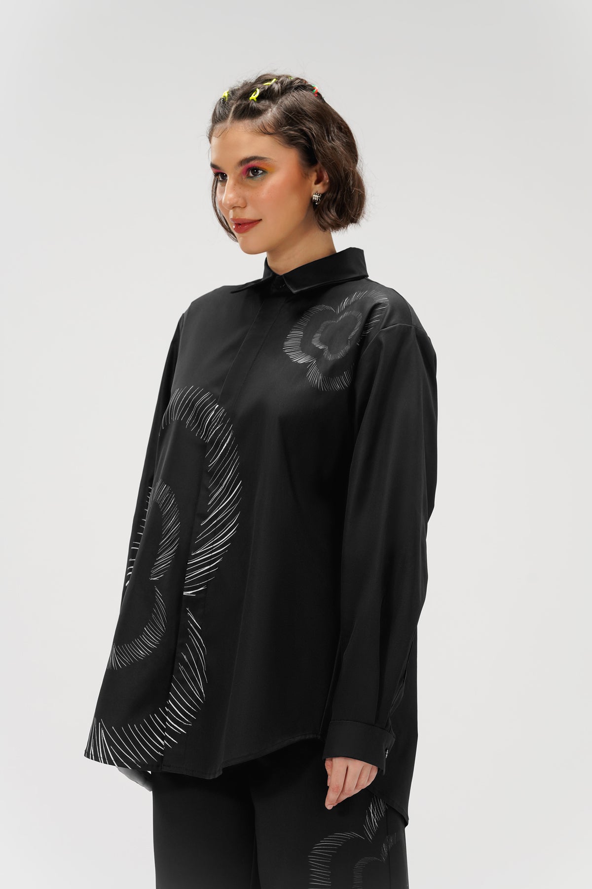 Daniella Long Shirt - Truffle