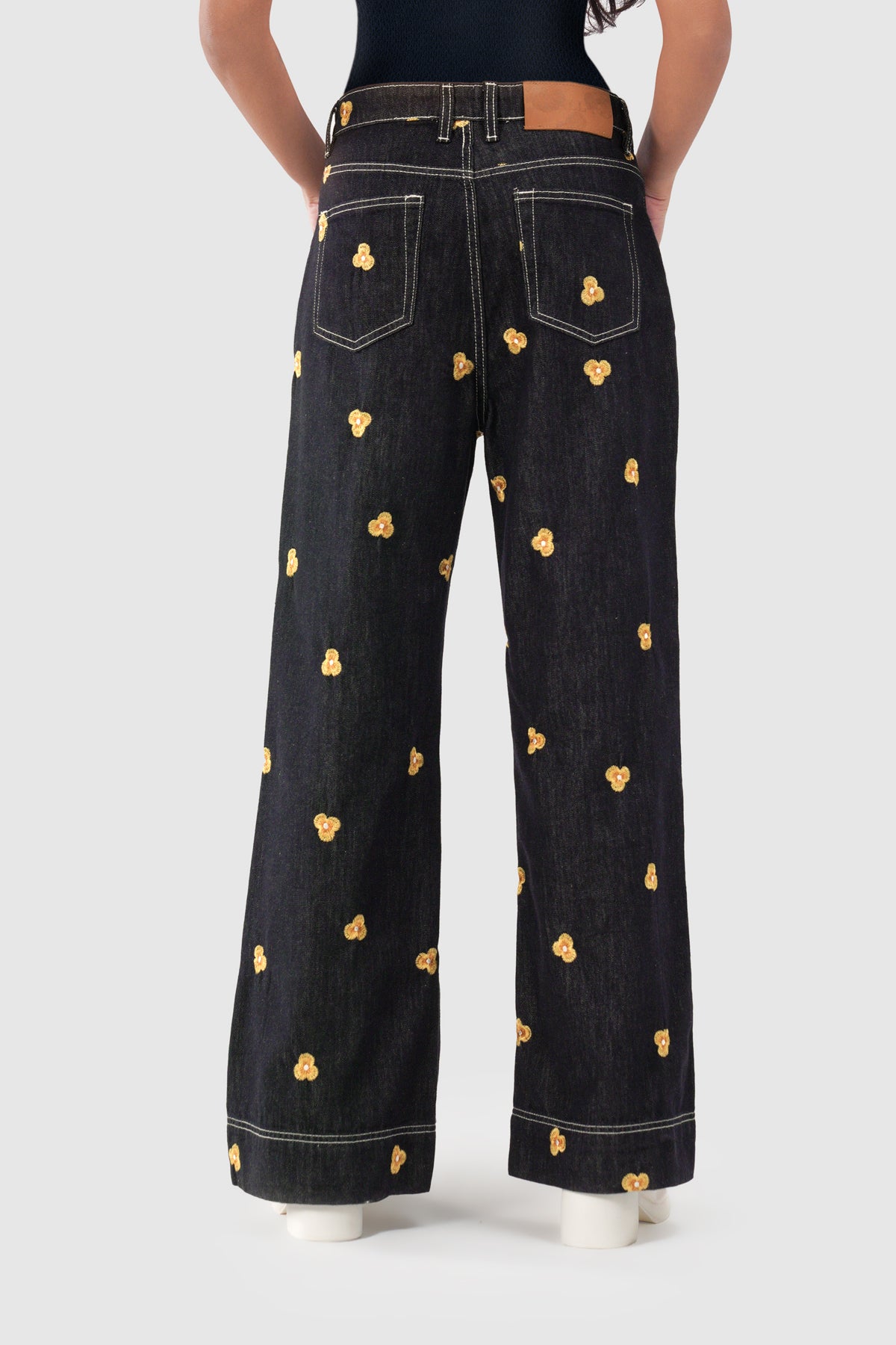 Daphne High Waist Bootcut Jeans - Swarthy