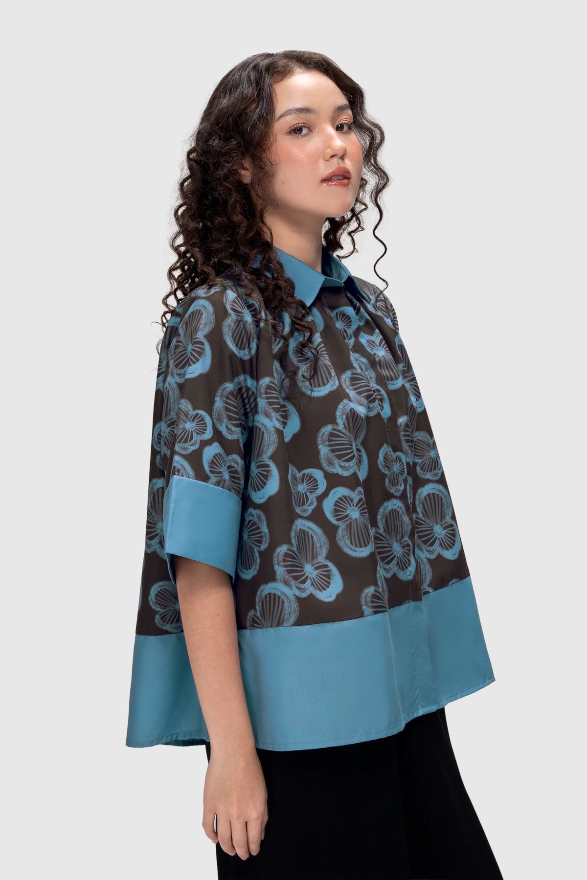 Daphne Boxy Shirt - Truffle