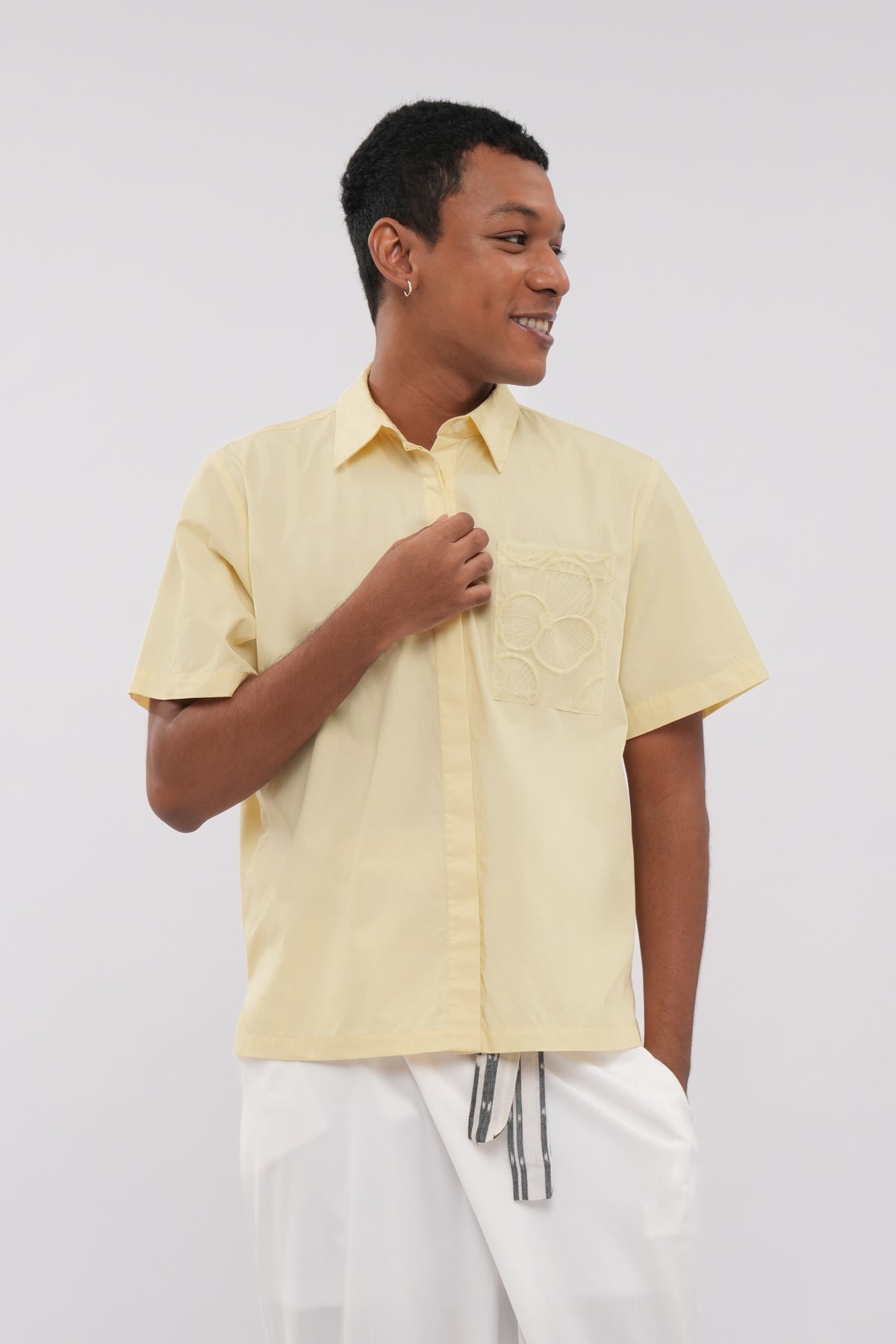 Elora Pocket Shirt - Butter