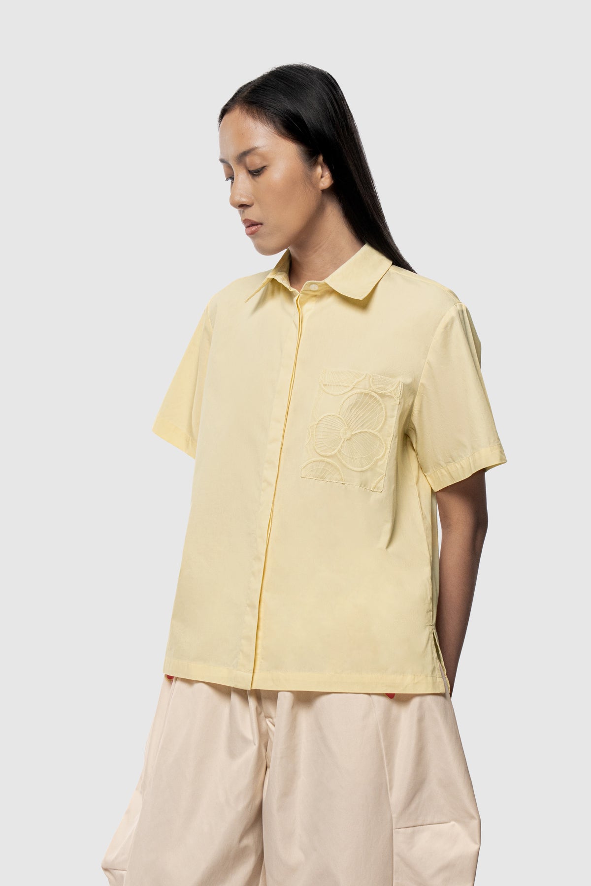 Elora Pocket Shirt - Butter