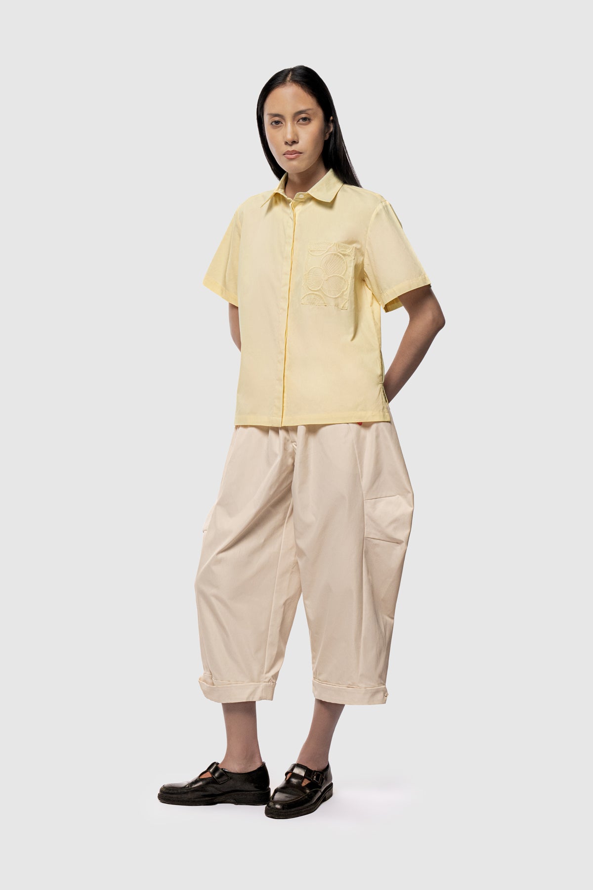 Elora Pocket Shirt - Butter