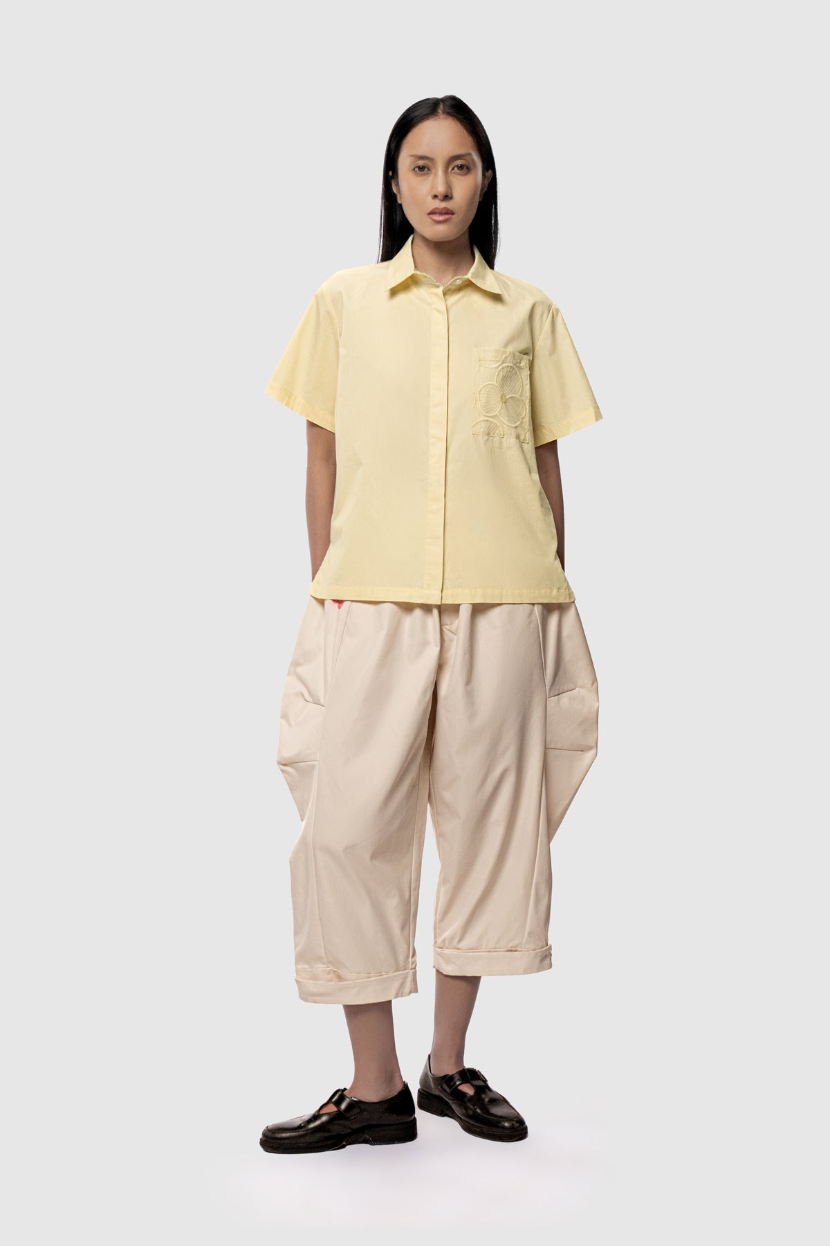 Elora Pocket Shirt - Butter