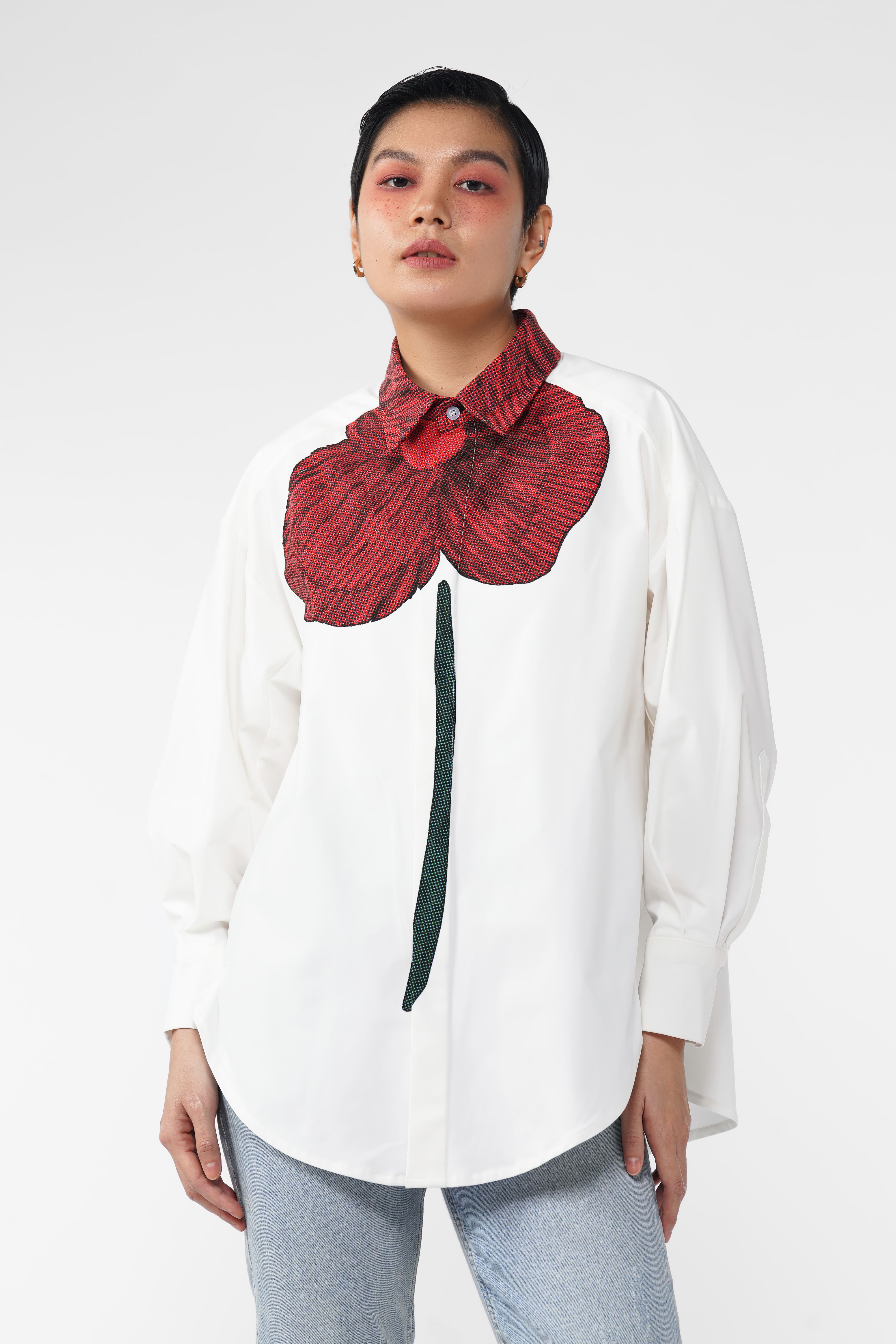 Emilie Basic Shirt - Powder