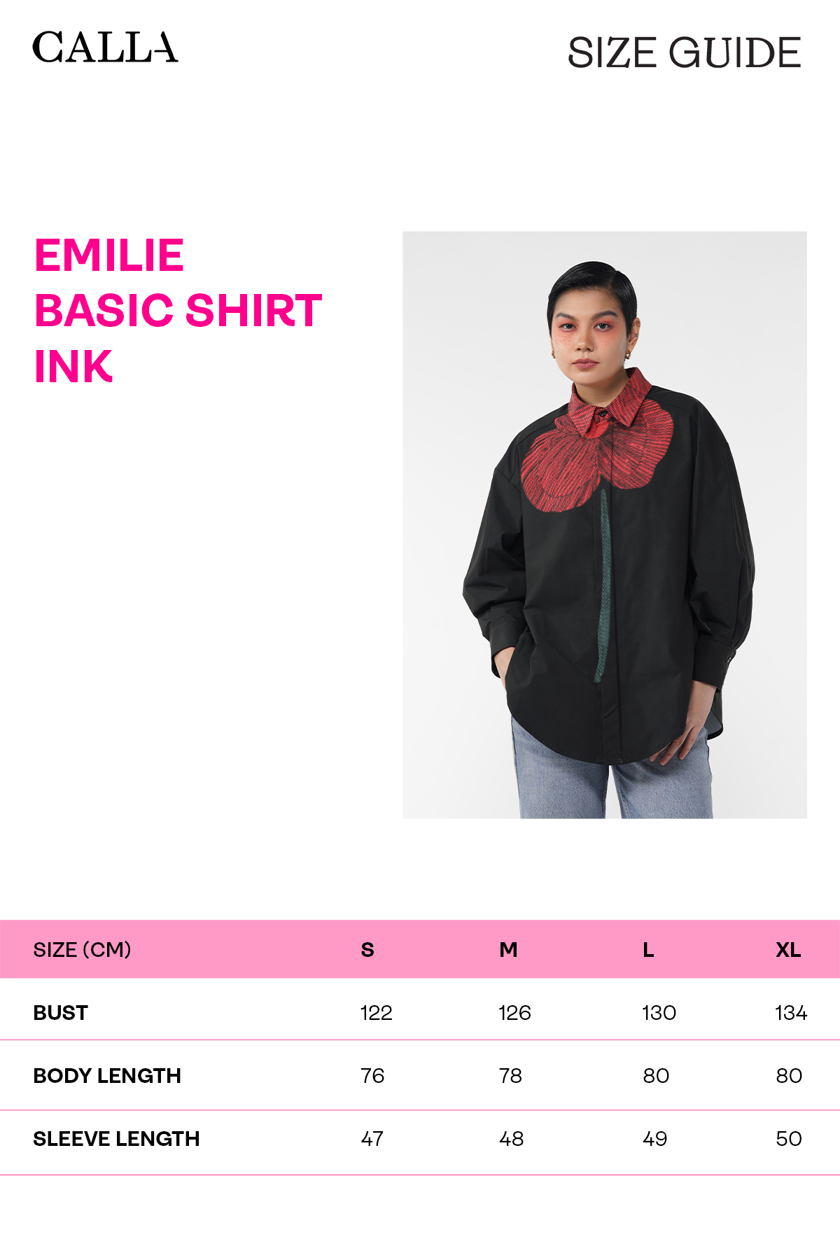 Emilie Basic Shirt - Ink