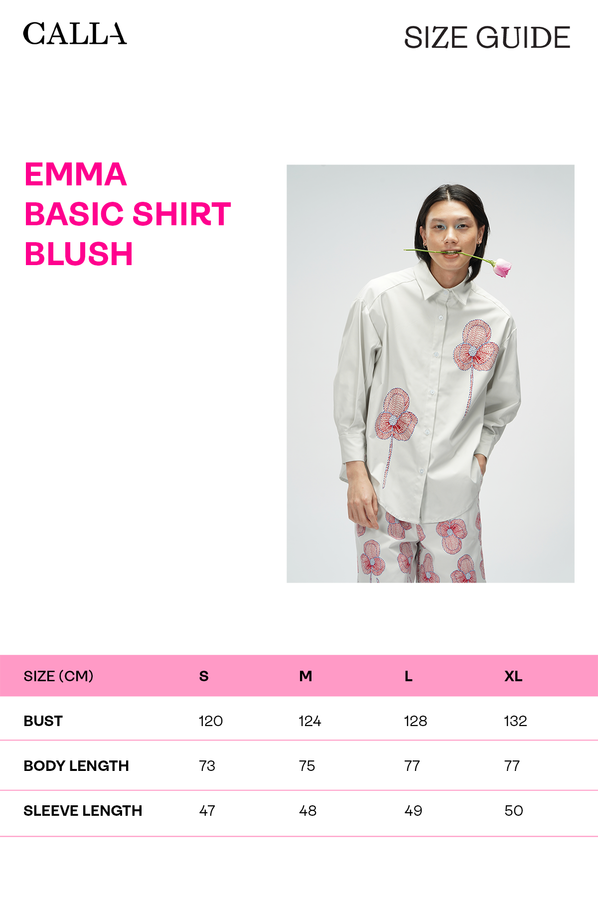 Emma Basic Shirt - Blush