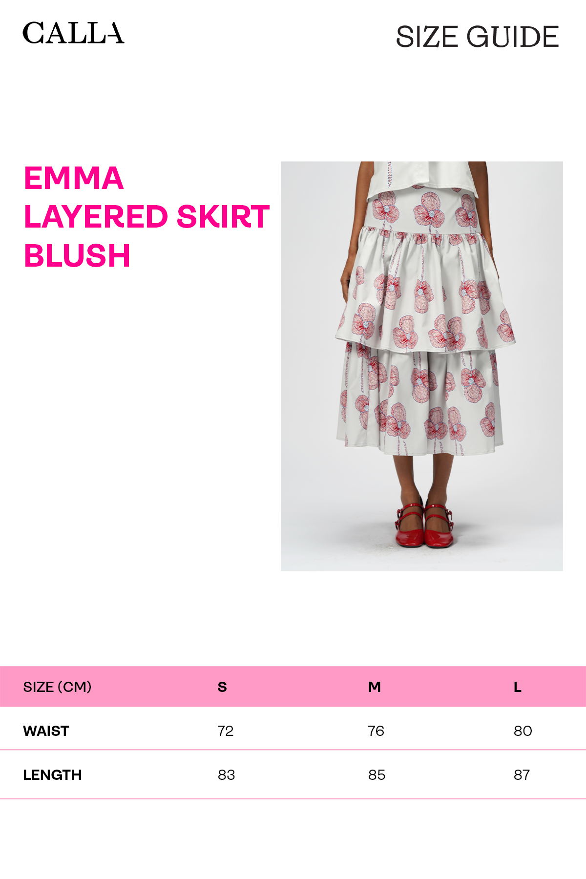 Emma Layered Skirt - Blush