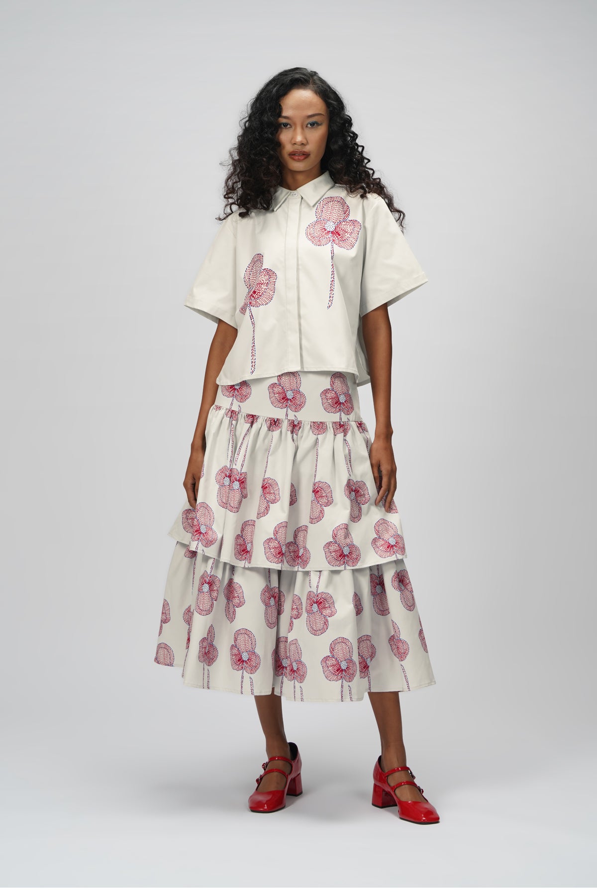 Emma Layered Skirt - Blush