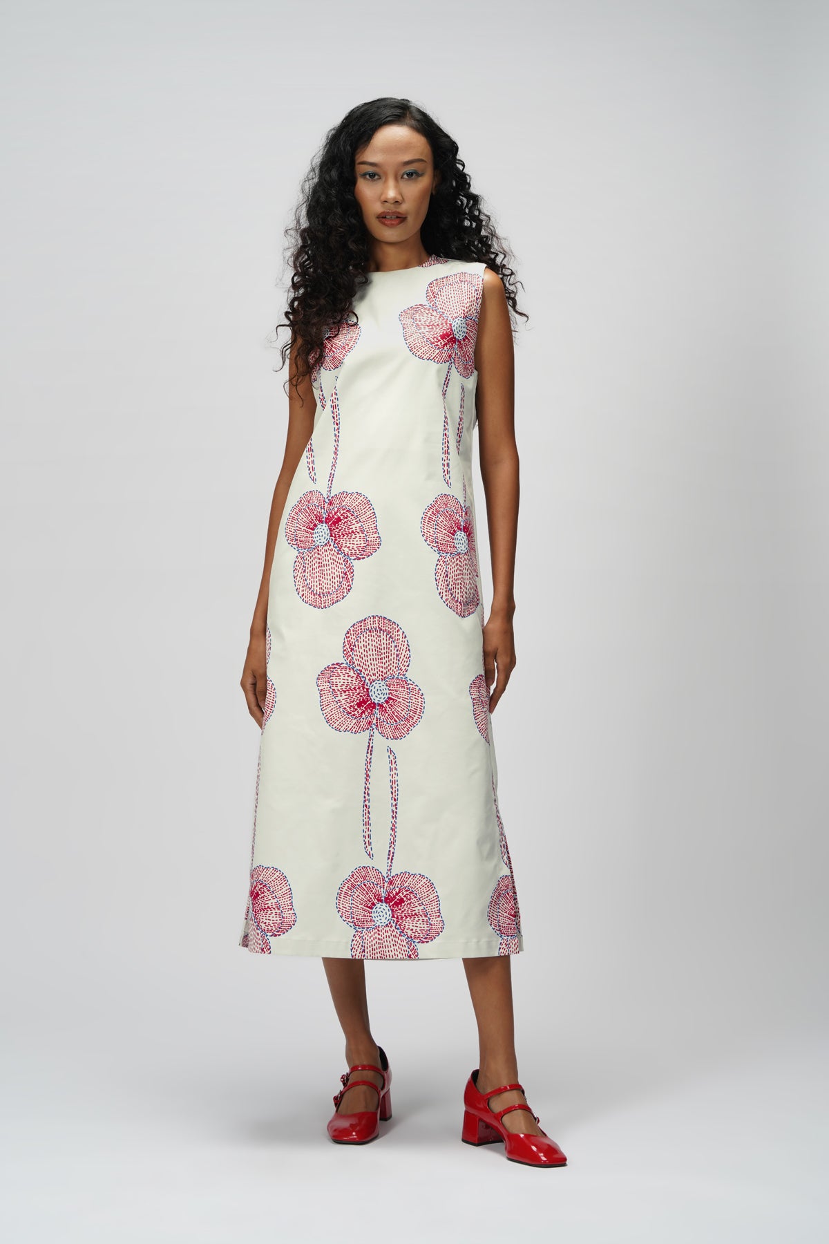 Emma Sleeveless Dress - Blush