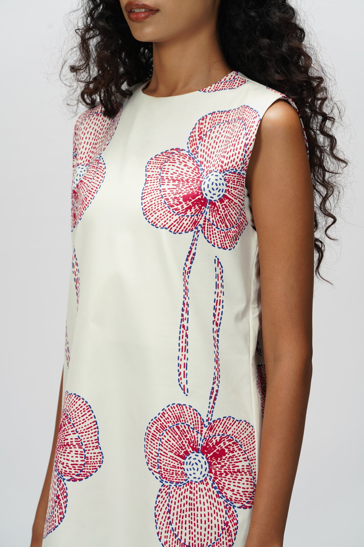 Emma Sleeveless Dress - Blush