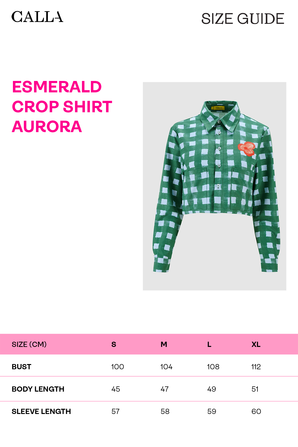 Esmerald Crop Shirt - Aurora