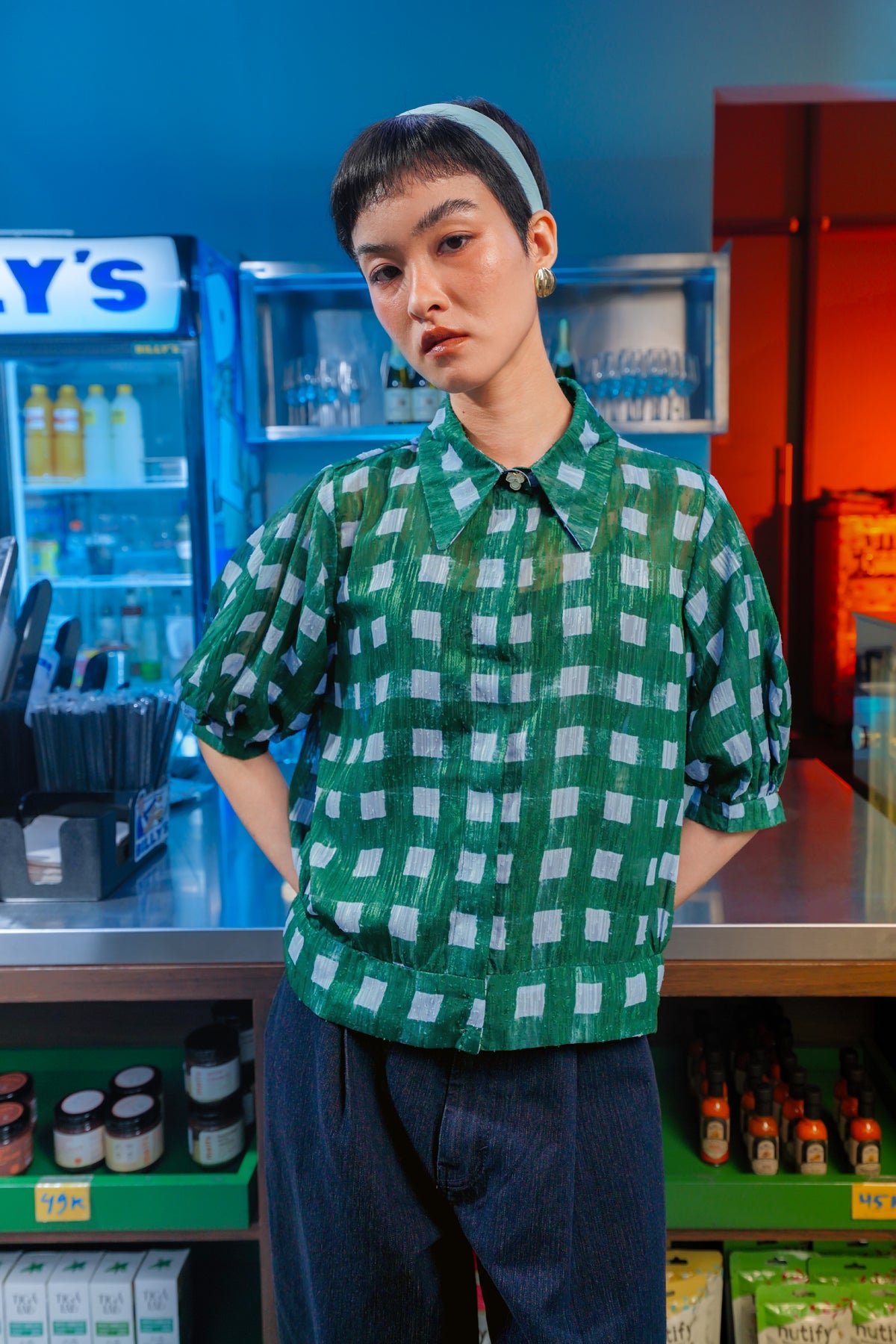 Esmerald Sheer Shirt - Aurora