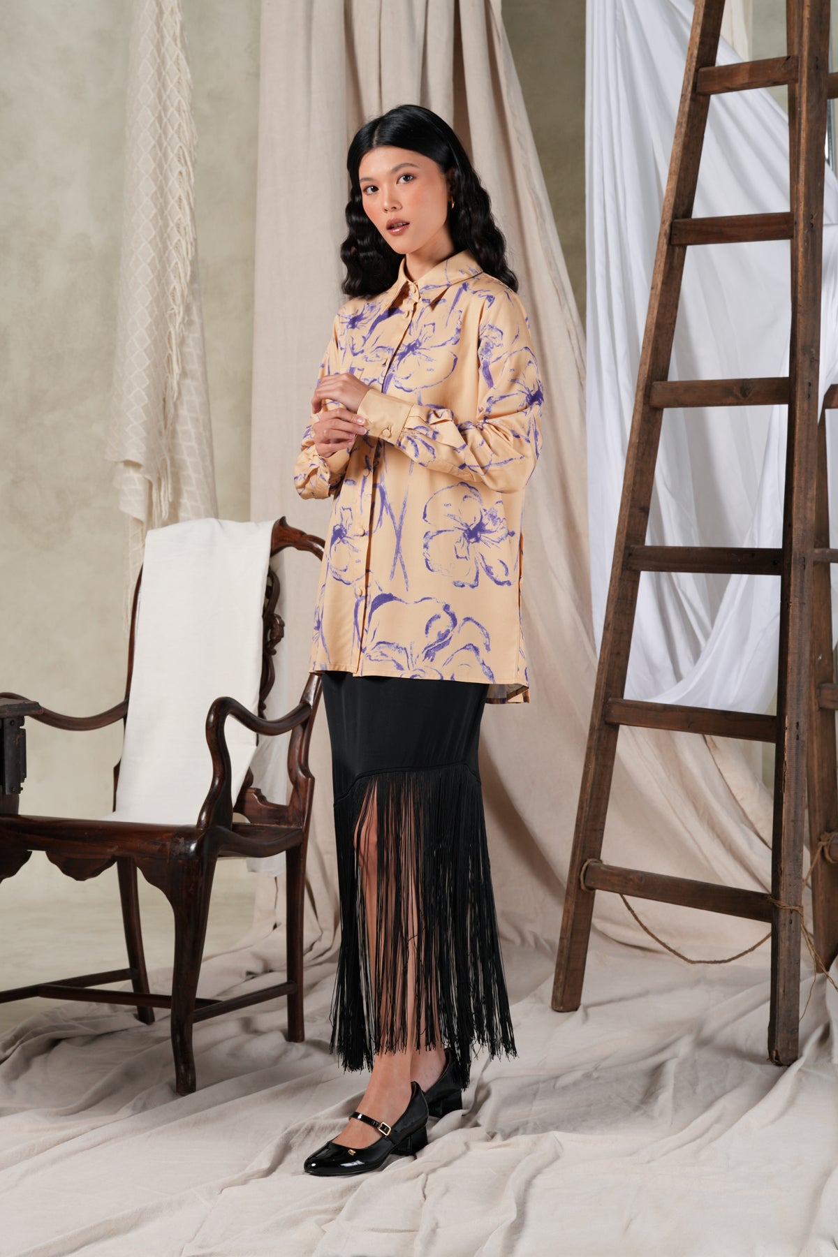 Fioresse Long Shirt - Ecru