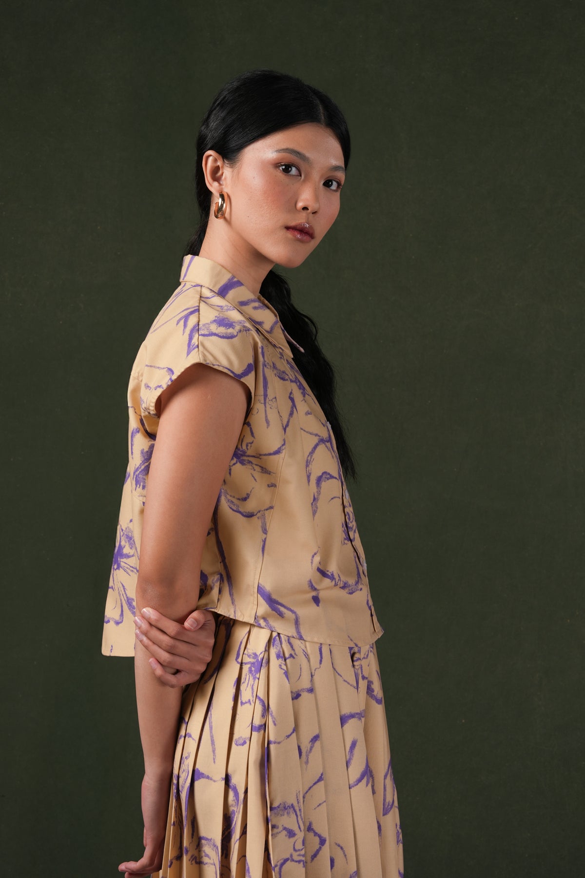 Fioresse Sleeveless Shirt - Ecru
