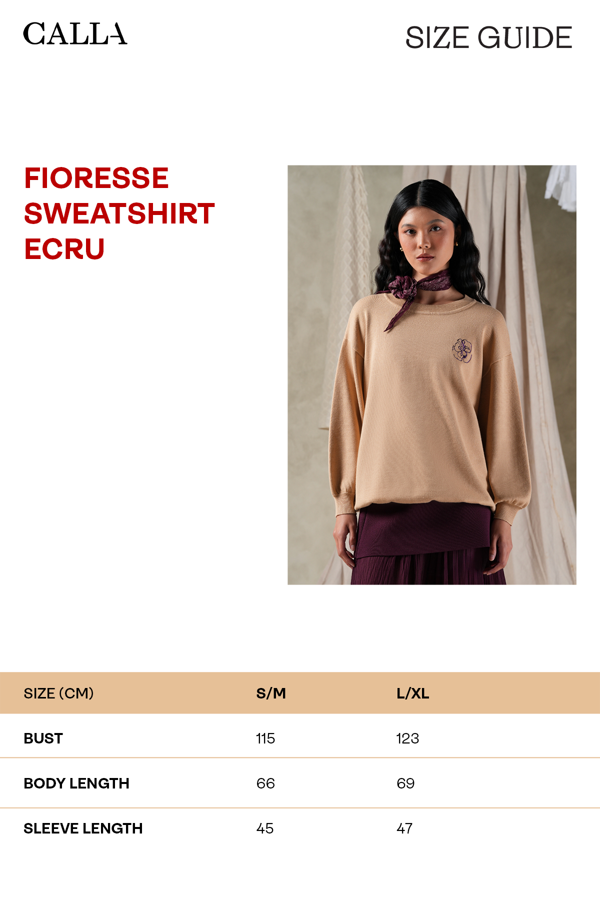 Fioresse Sweatshirt - Ecru