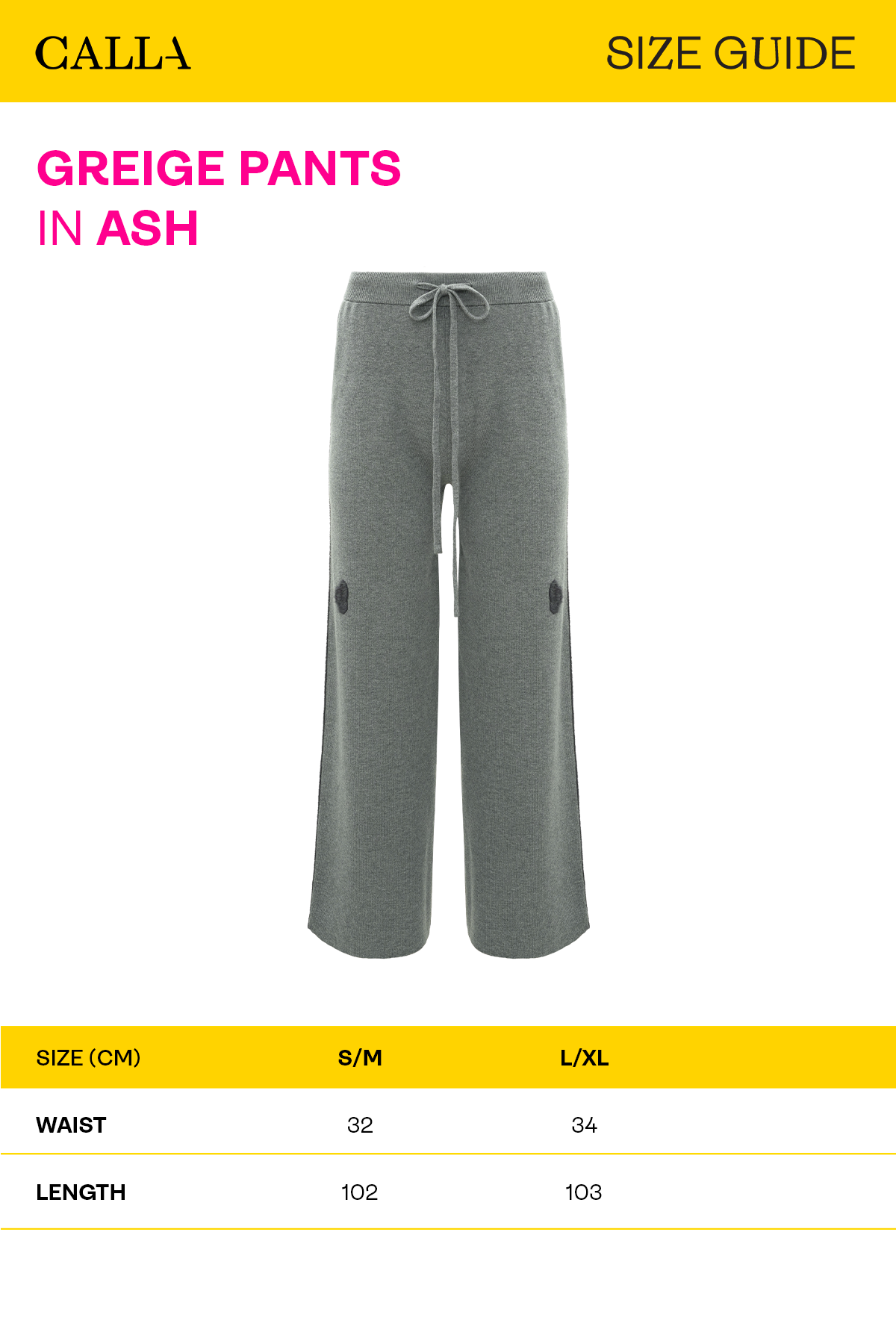 Greige Pants - Ash