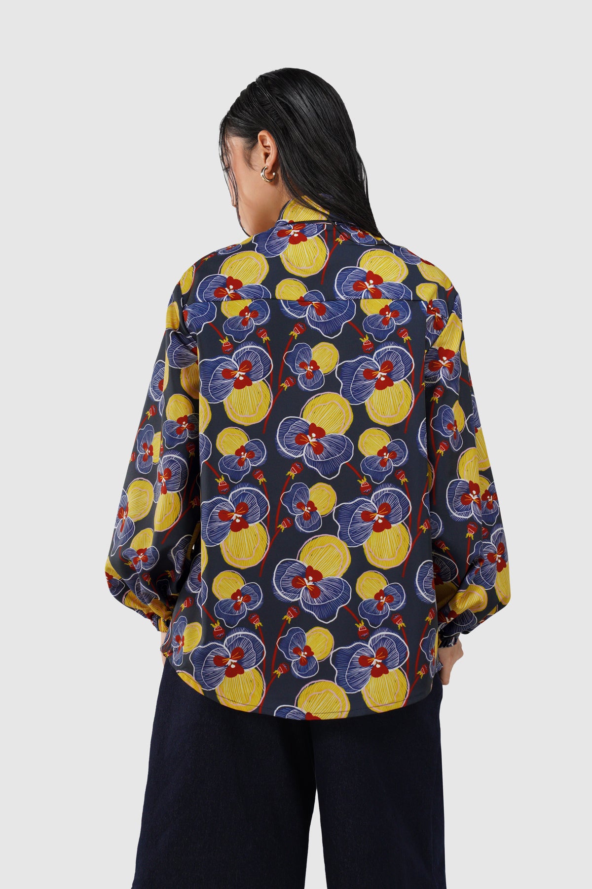 Helena Long Shirt - Midnight