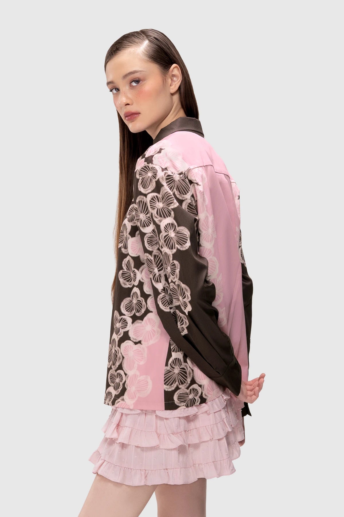 Hazea Long Shirt - Berry