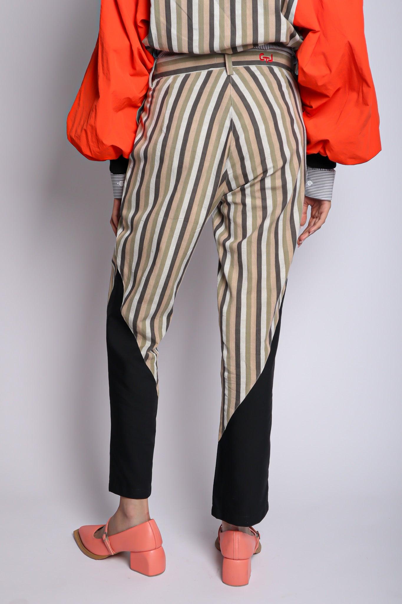 WASTRA MIX PANTS IN CREAM
